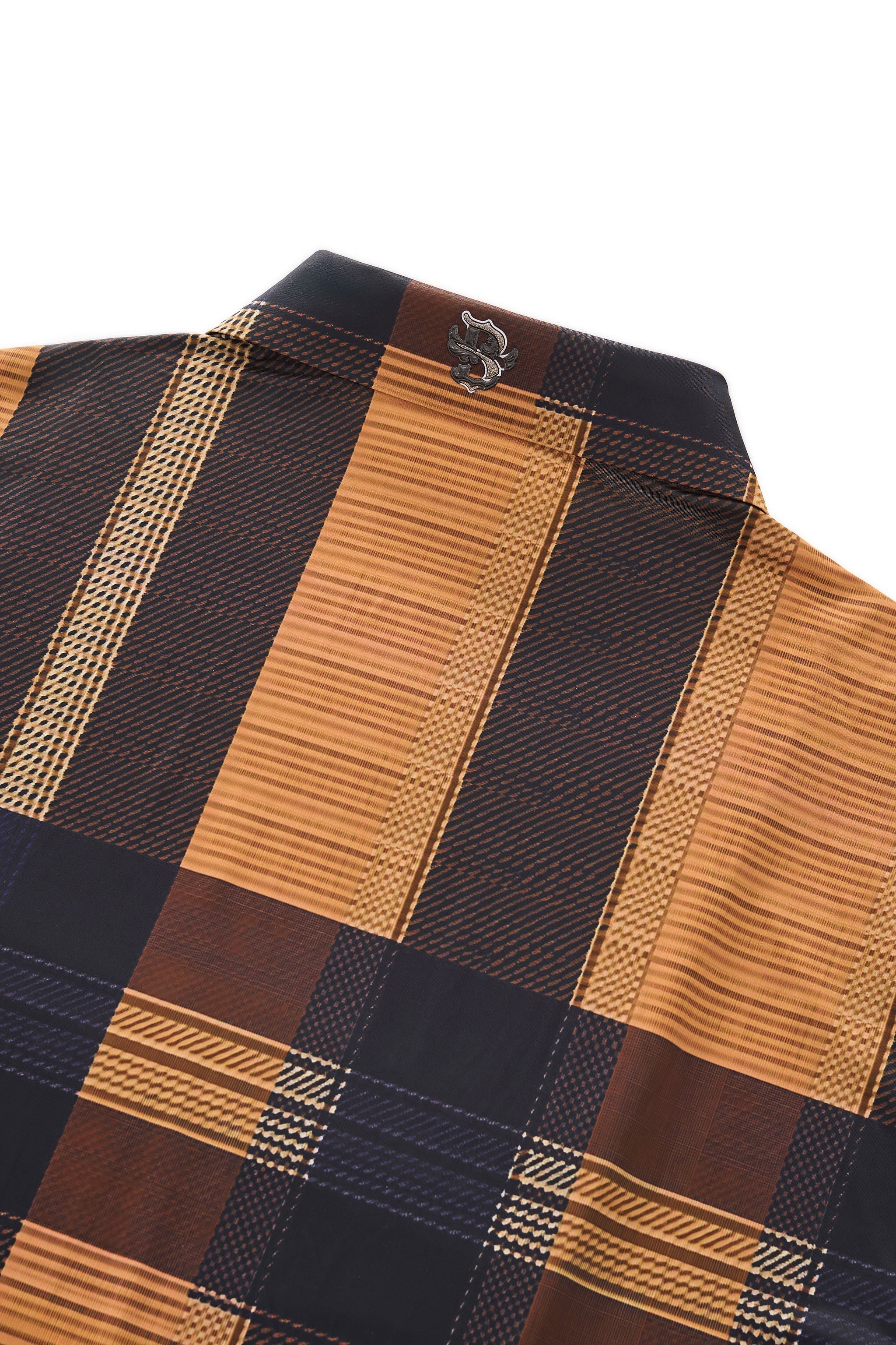 Seamless Plaid Stripe Shirt – El Baron CARAMEL