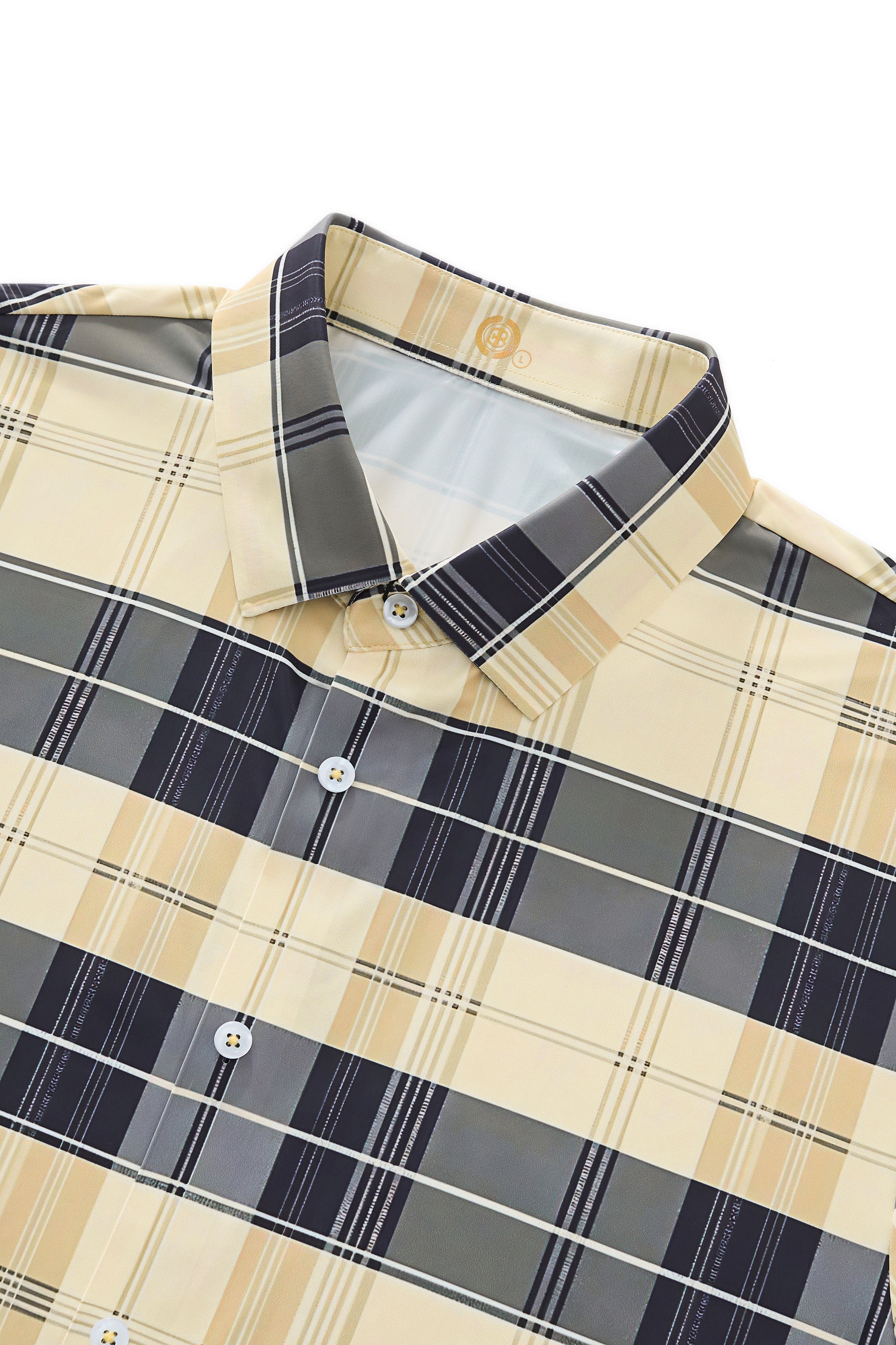 Seamless Classic Plaid Shirt – El Baron KHAKI