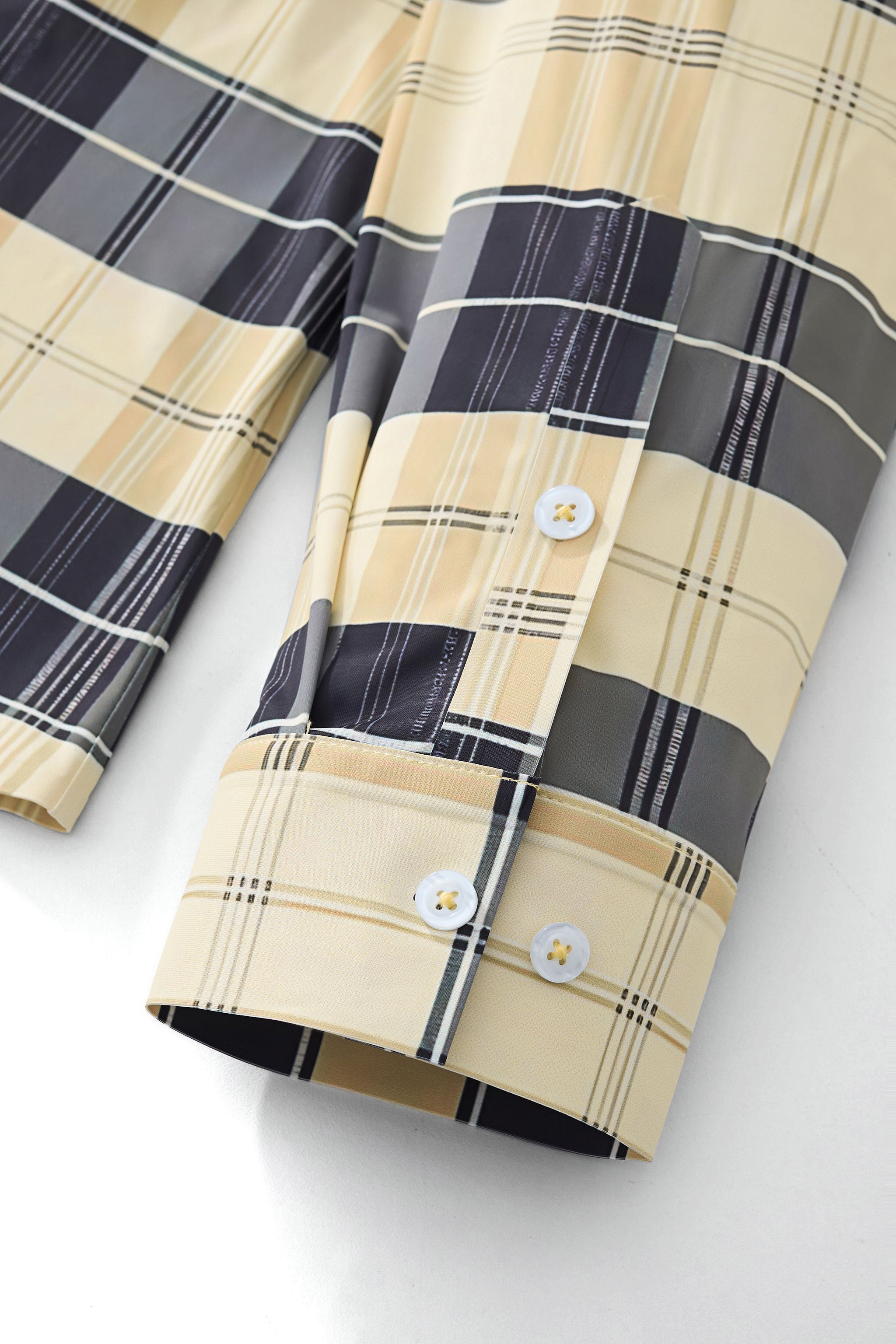 Seamless Classic Plaid Shirt – El Baron KHAKI