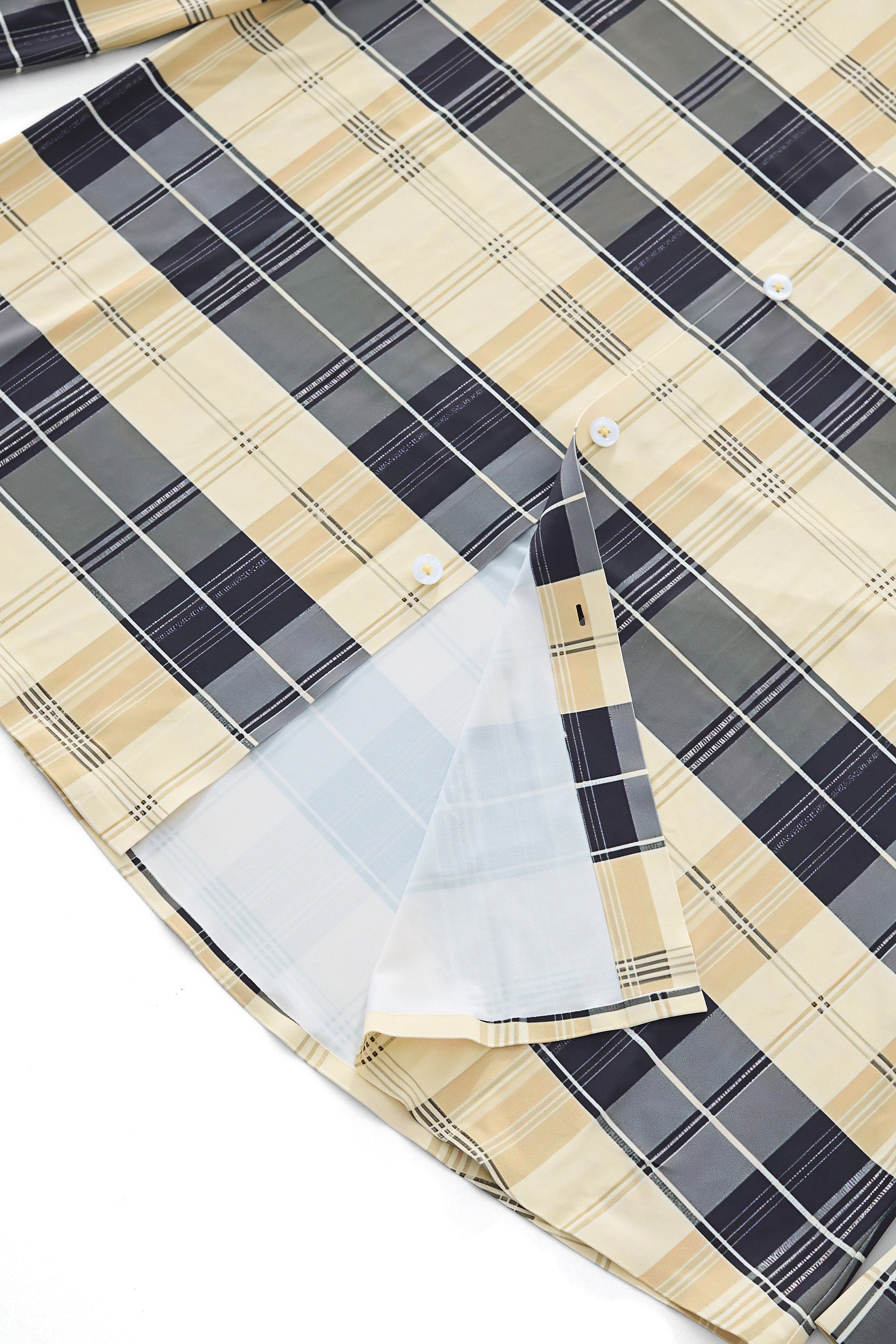 Seamless Classic Plaid Shirt – El Baron KHAKI