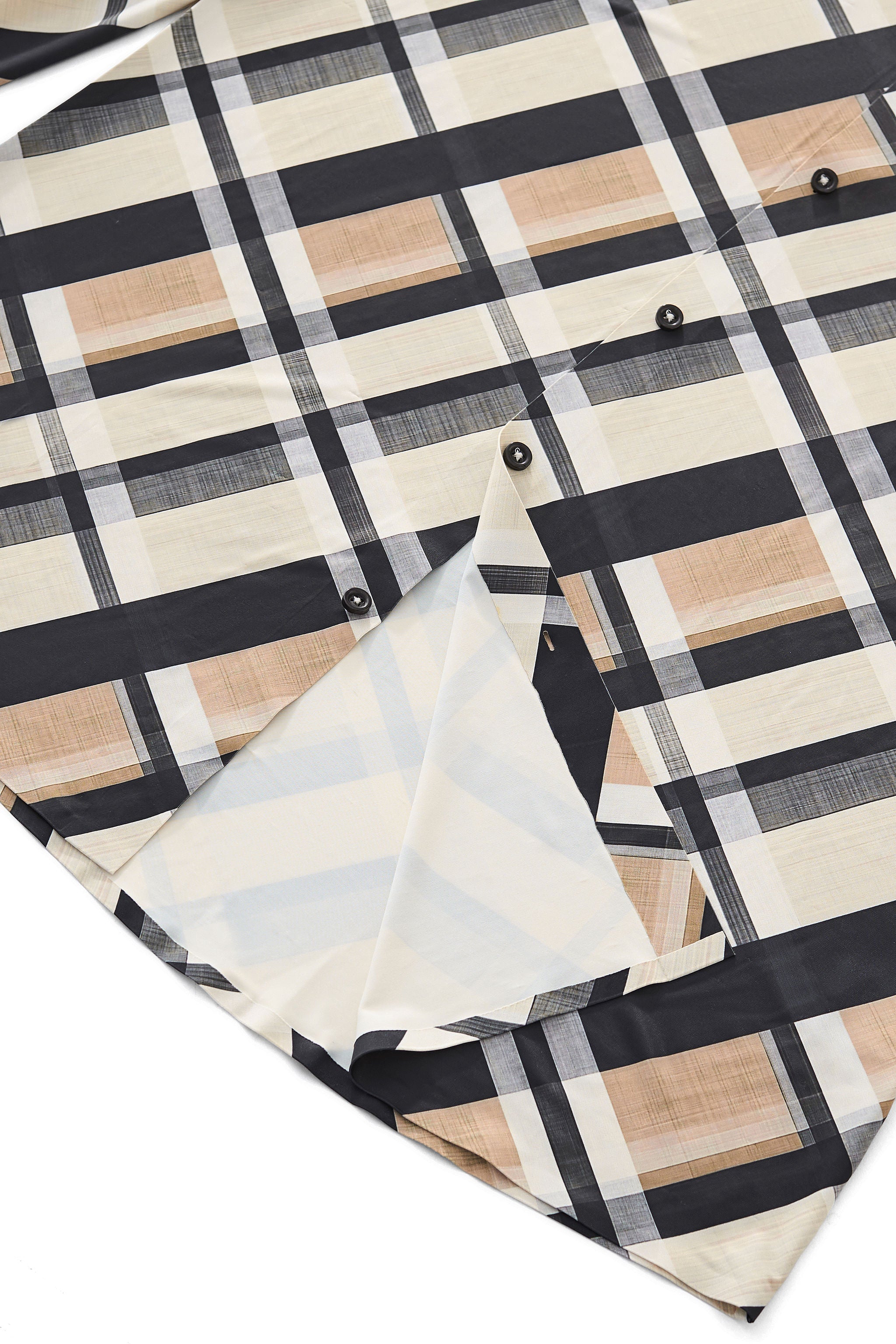 Seamless Bold Plaid Shirt – El Baron KHAKI