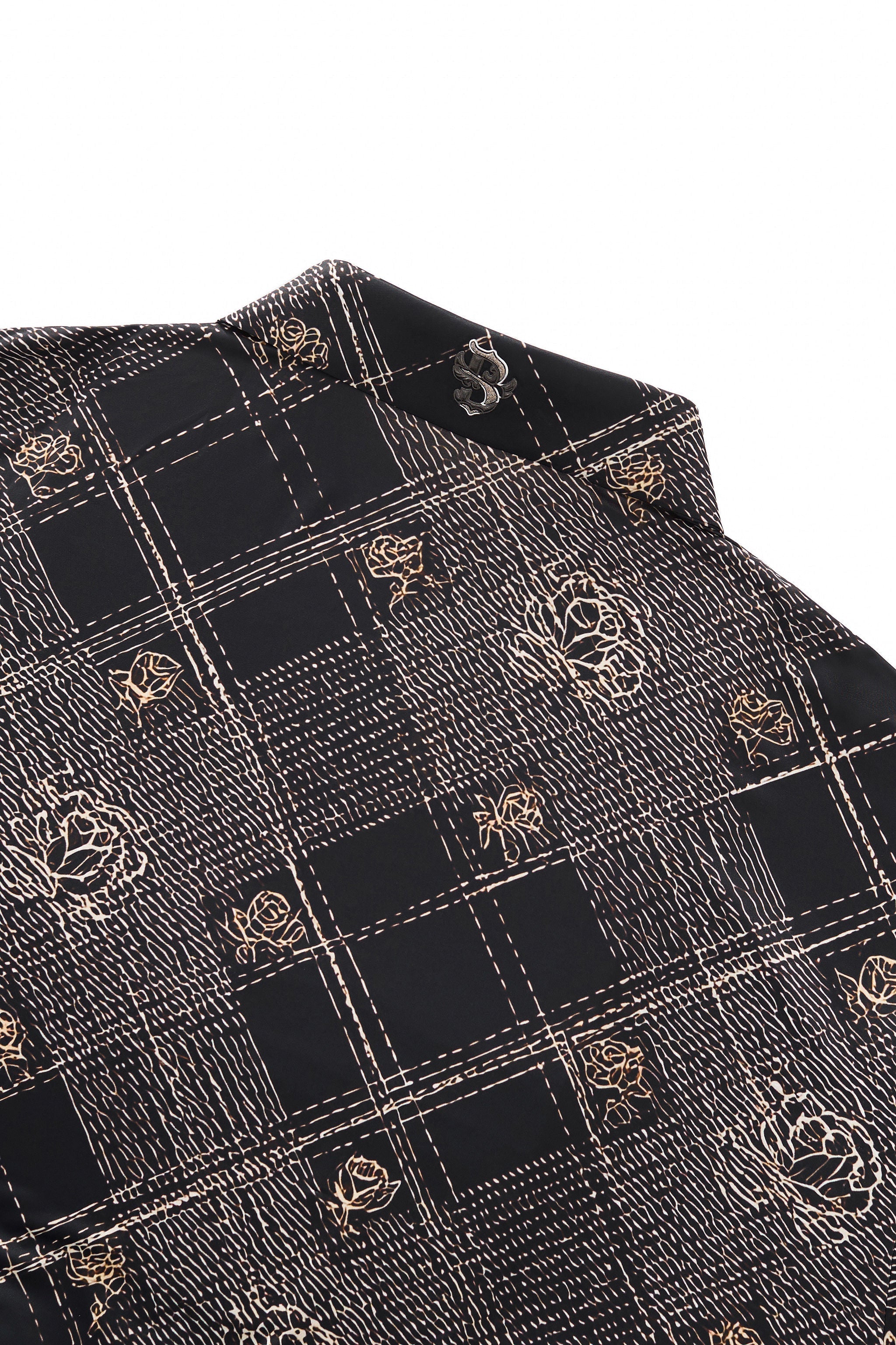 Seamless Rose Plaid Shirt – El Baron ESSPRESSO