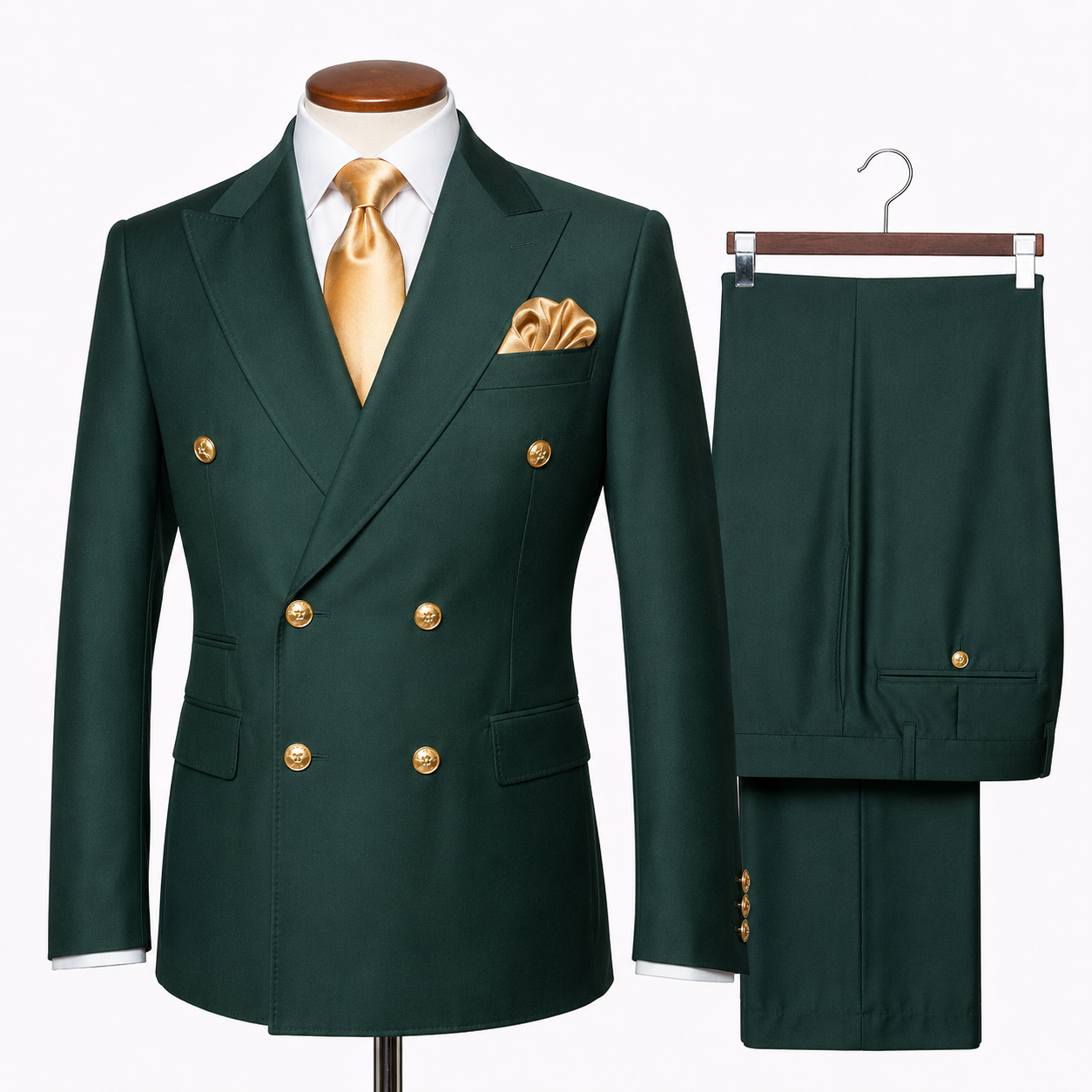 Rossi Man Hunter Double Breasted Men's Modern Fit Suit