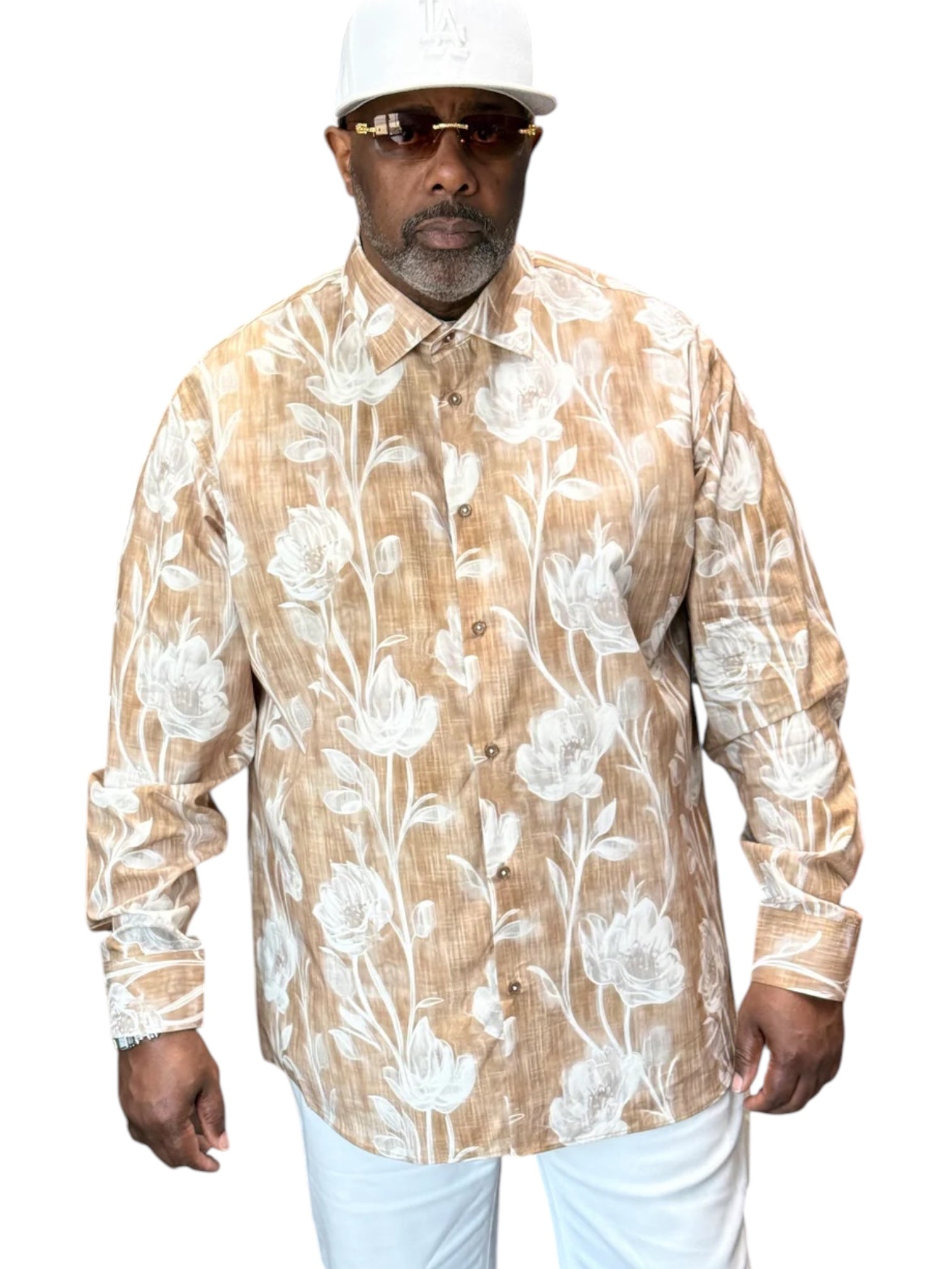 Cigar Couture "Dexter" Shirt (Tan) 5007