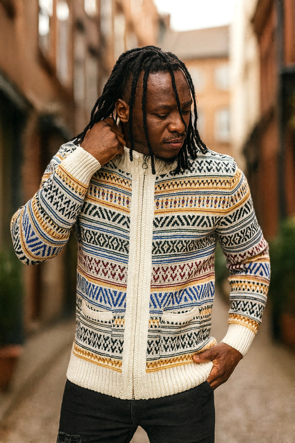 Florence Sweater Bomber (Ivory) OIM