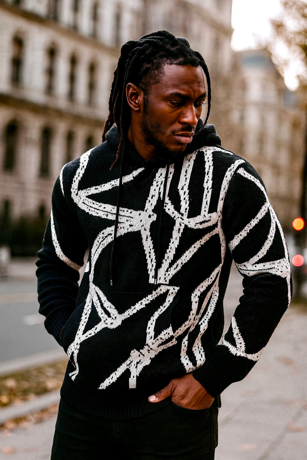 OIM G3 Hoody Sweater (Black/White) 2