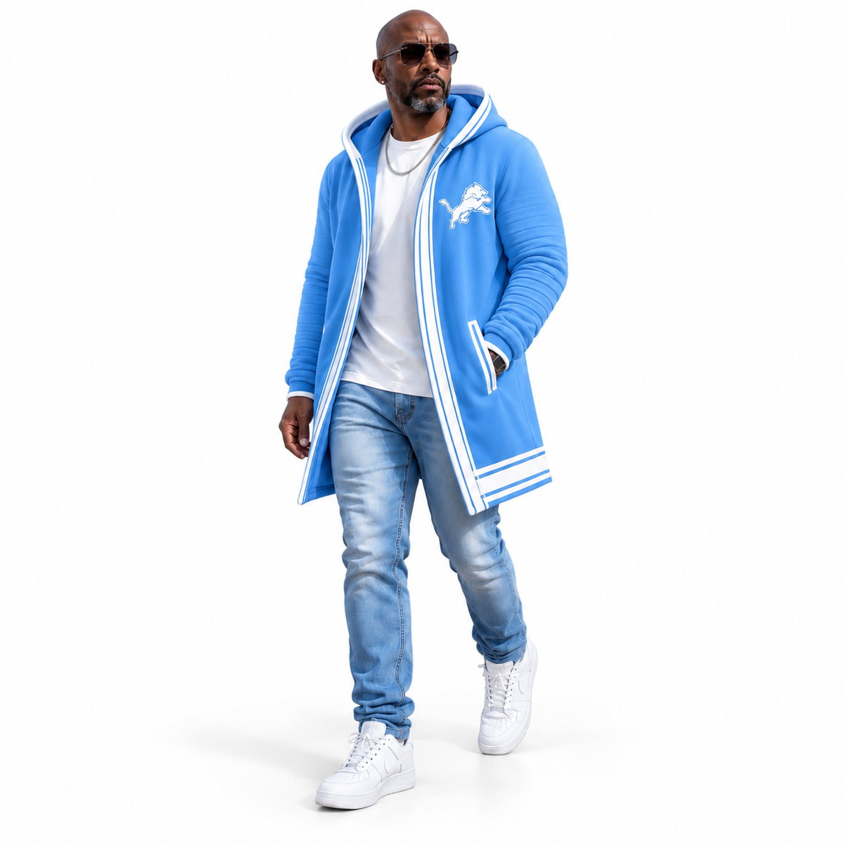 Detroit Limited Edition ¾-Length Sweater Jacket – OIM Blue