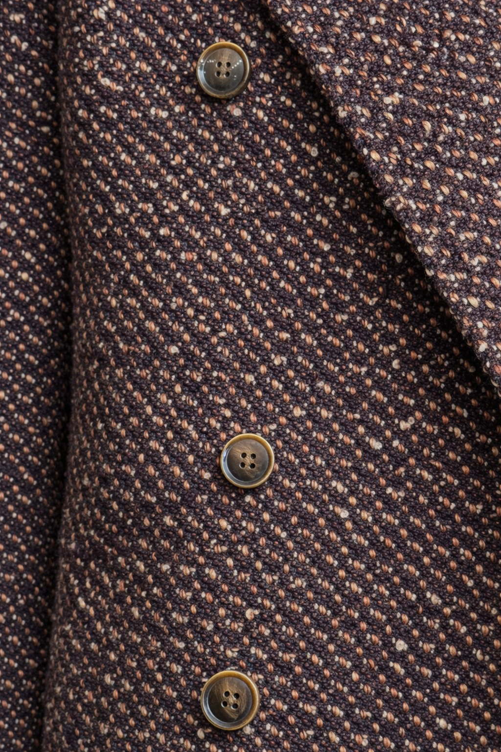 Cigar "Chestnut" 3/4 Length Graphic DB Peacoat