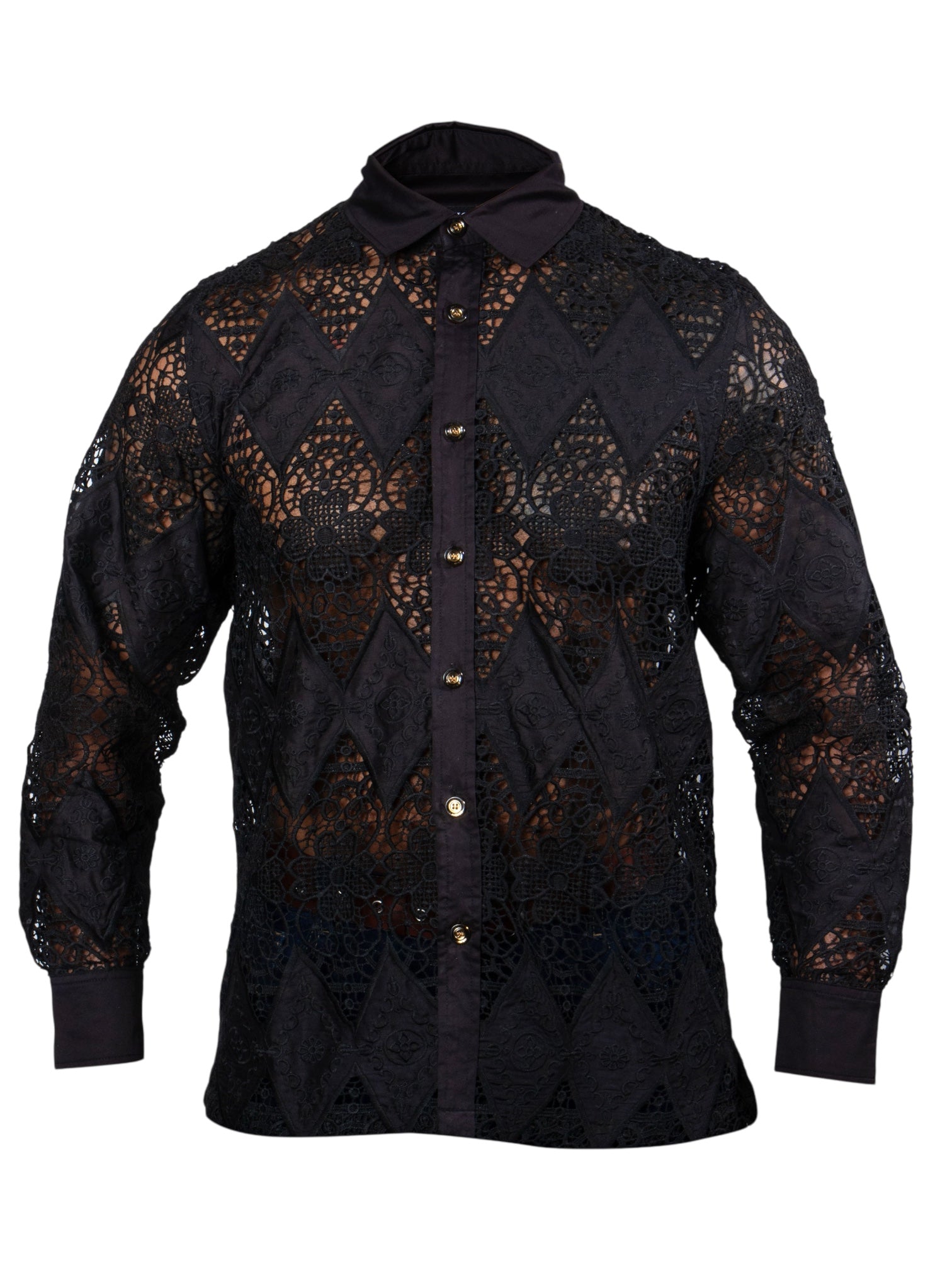 Prestige Stealth Lace Shirt (Black) L