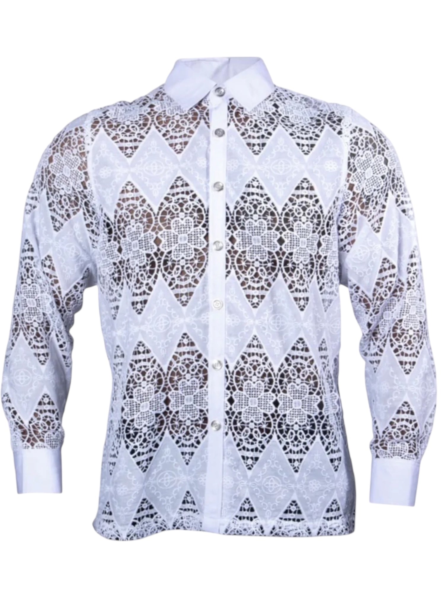 Prestige "Stealth" Lace Shirt (White)