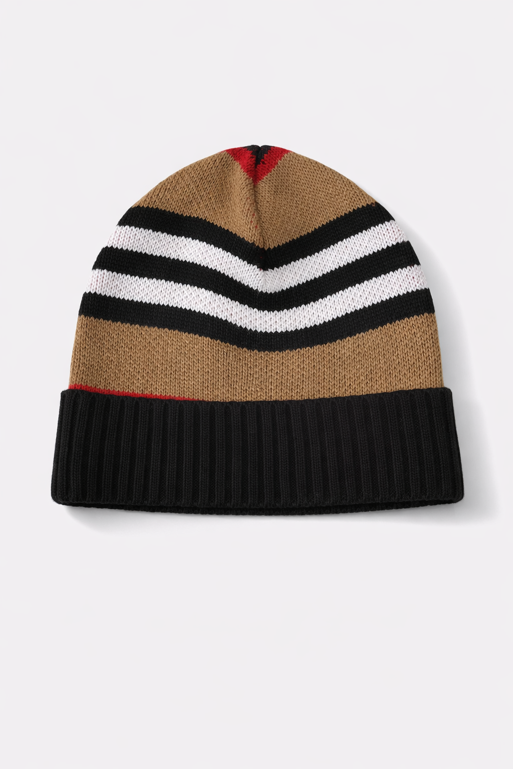 Burberry Tan and Red Striped Hat Burberry | Accessories | Burberry Hat | Poshmark main image 2