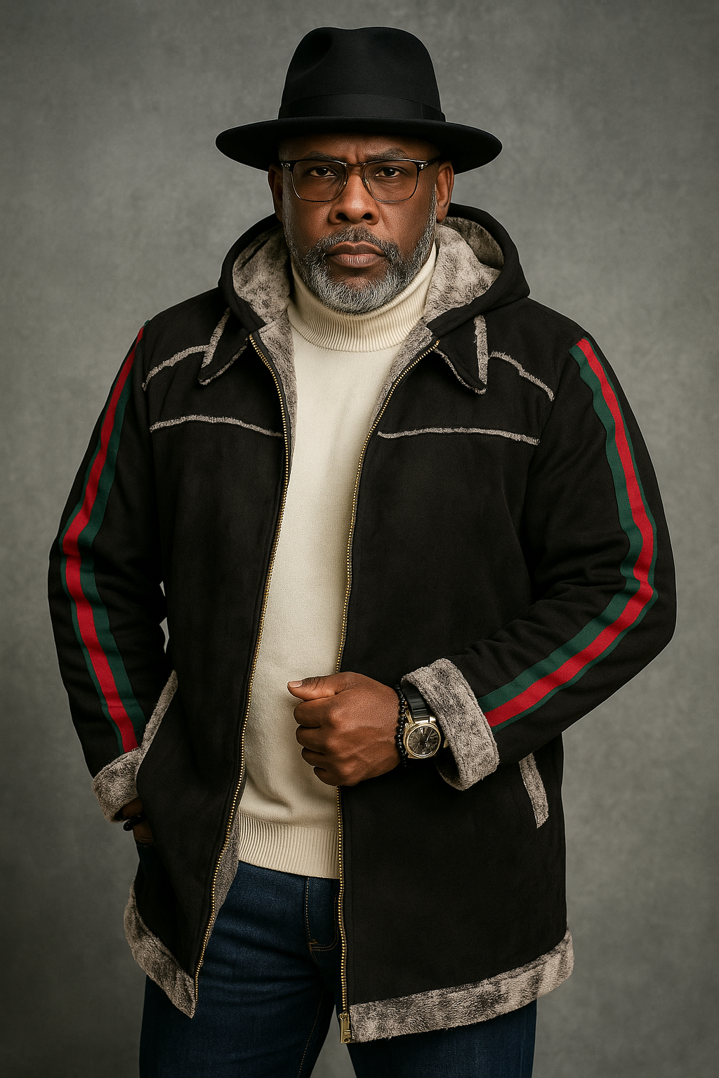 Prestige "Highrise" Shearling (Black) Designer Edition