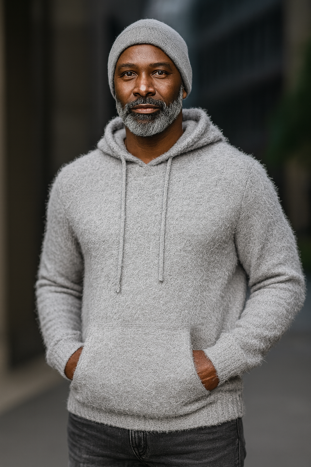 OIM Luxe Mohair Hoodie (Gray)