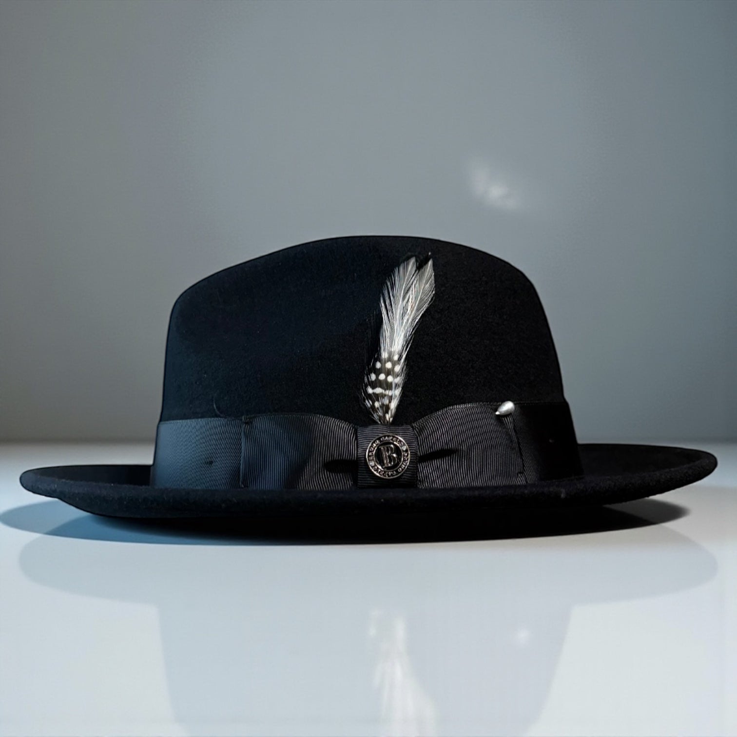 Bruno Capelo Wool Fedora (Executive Black)