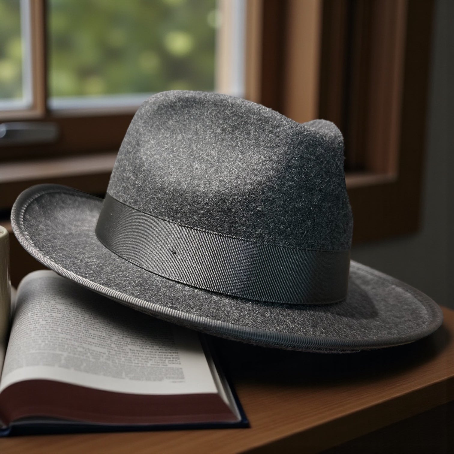 Bently Wool Fedora (Charcoal Brooks)