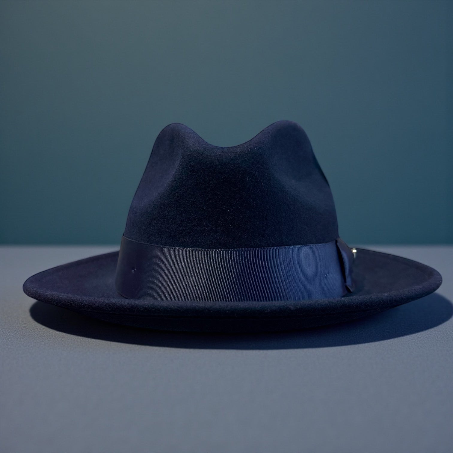 Bently Wool Fedora (Navy Guiliano)