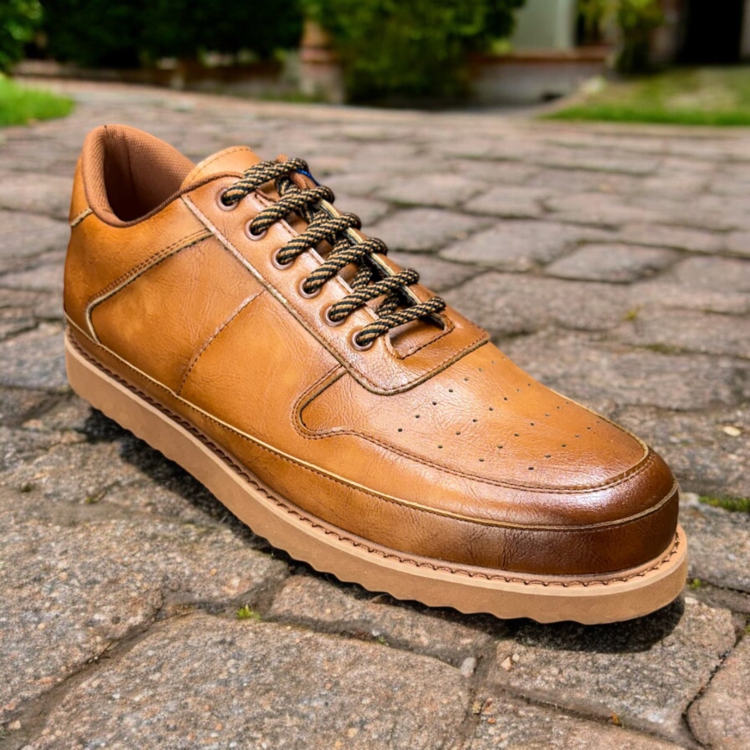 Tayno Casual Sneaker Shoe (Cognac)