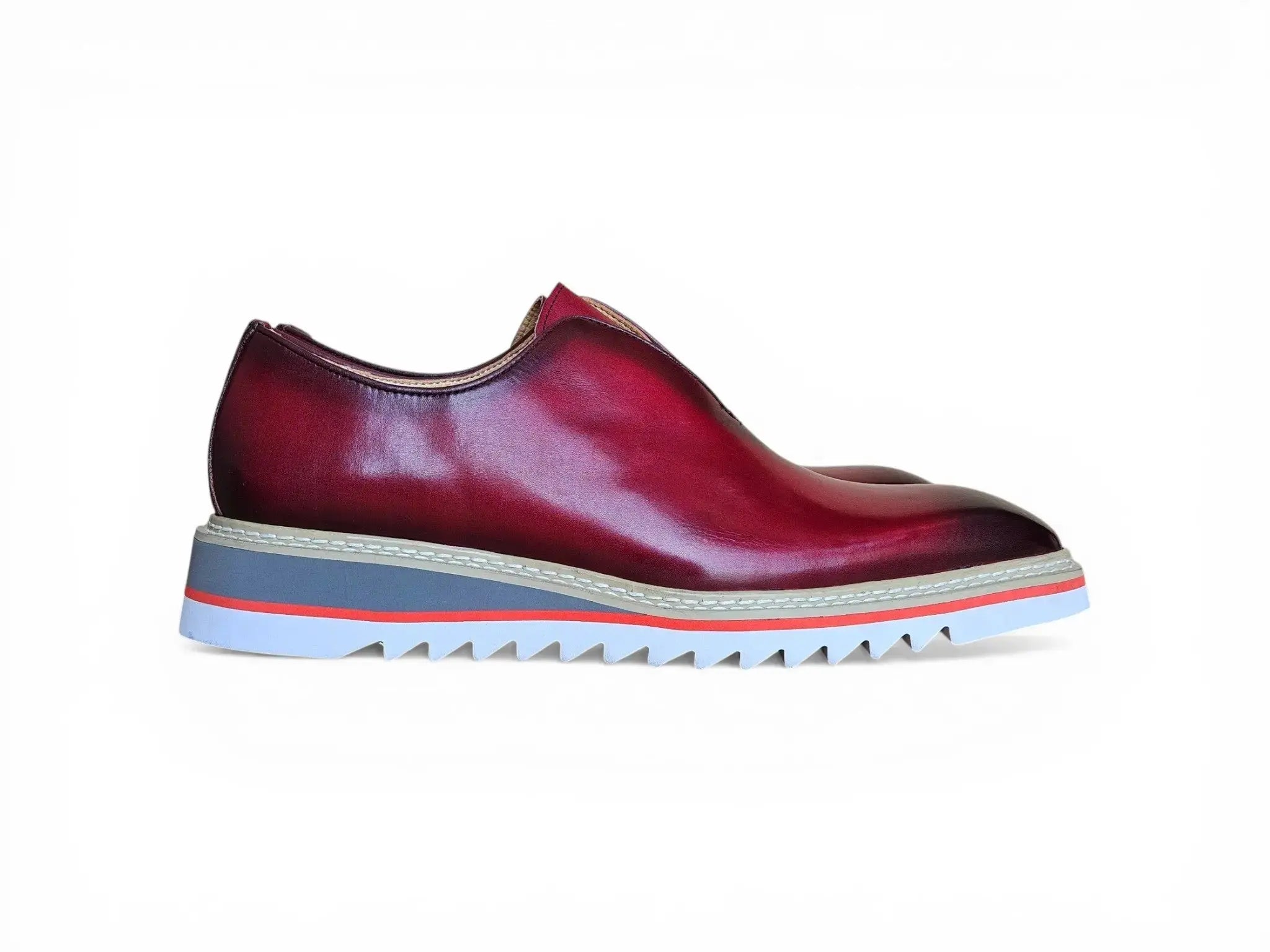 Laceless Loafer with Contrast color lightweight sole
