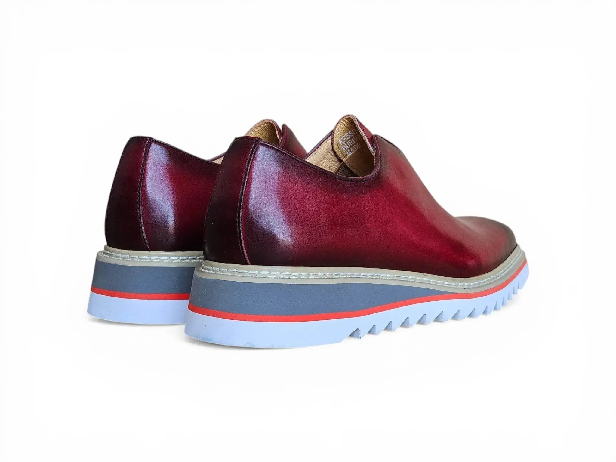 Laceless Loafer with Contrast color lightweight sole