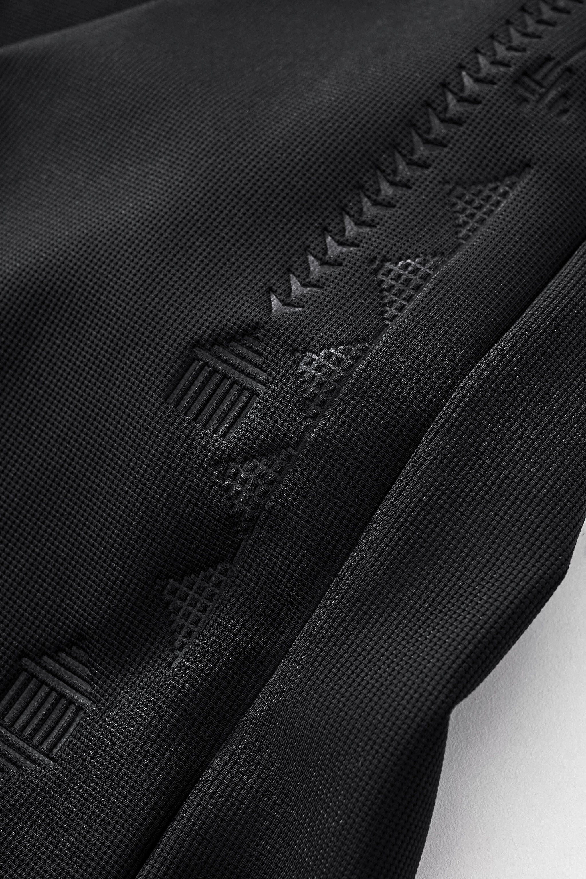 Ornate Trim Polo BLACK