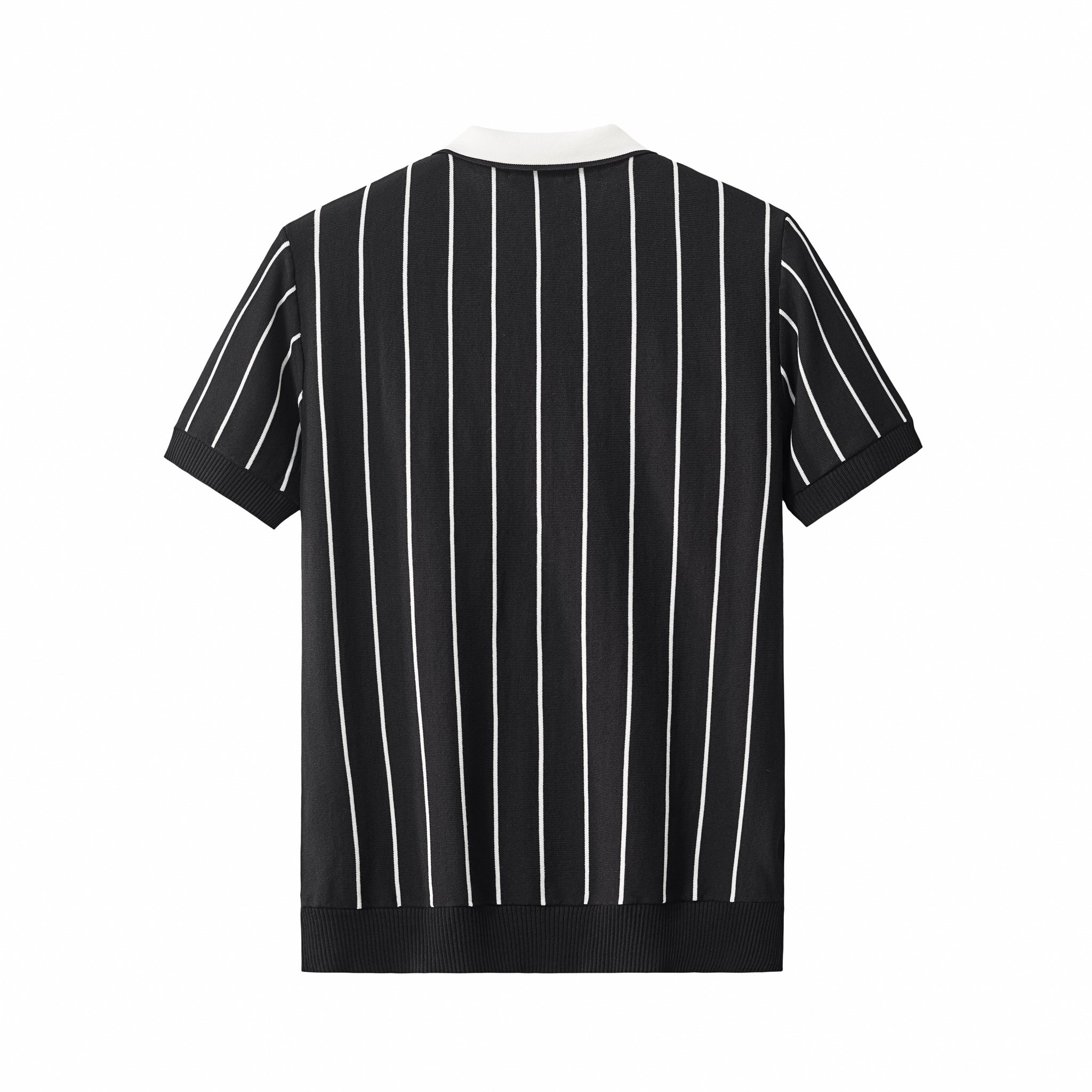 ModStripe Knit Shirt BLACK
