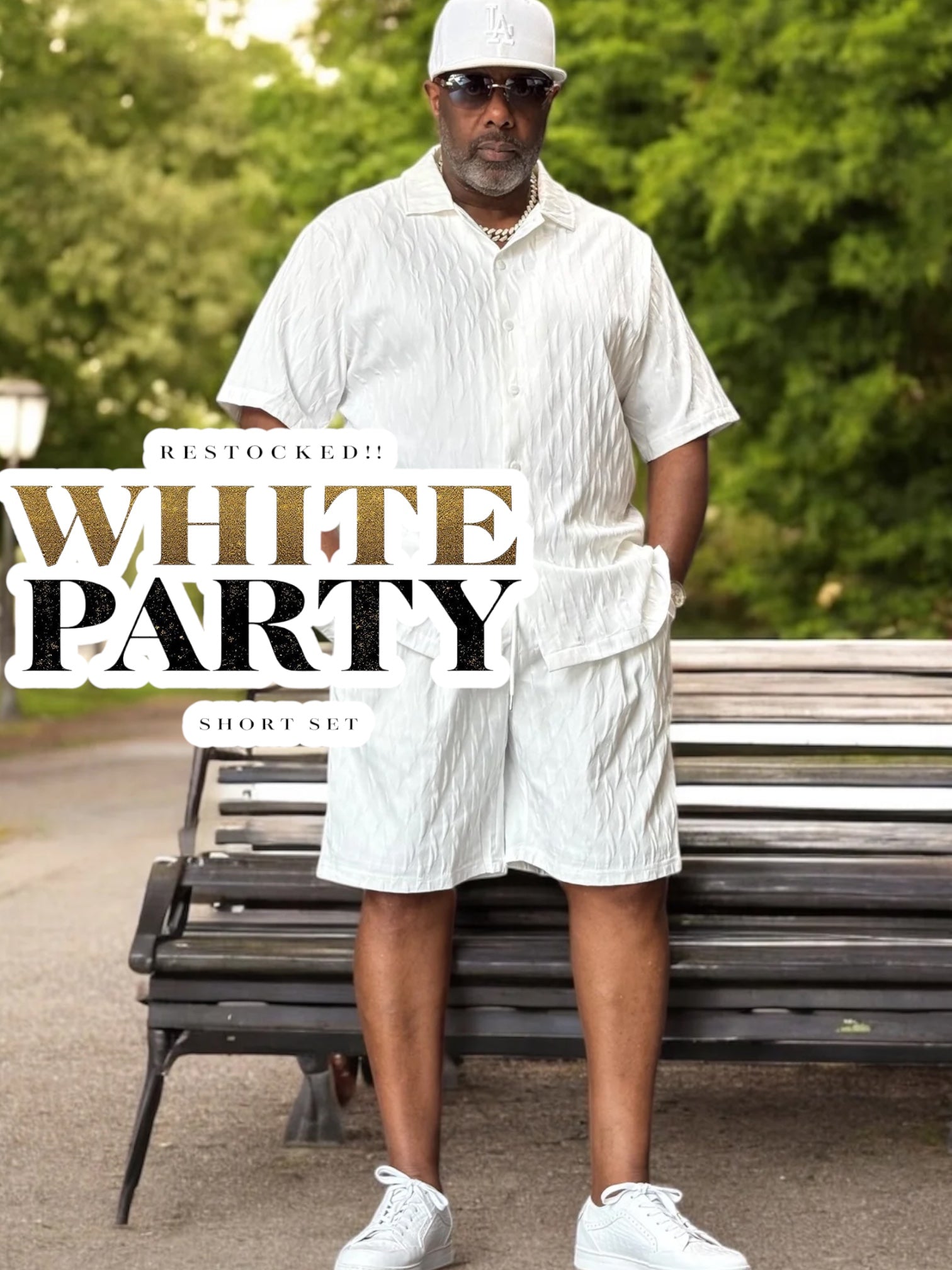 Robert Lewis "Watson" Short Set (White)