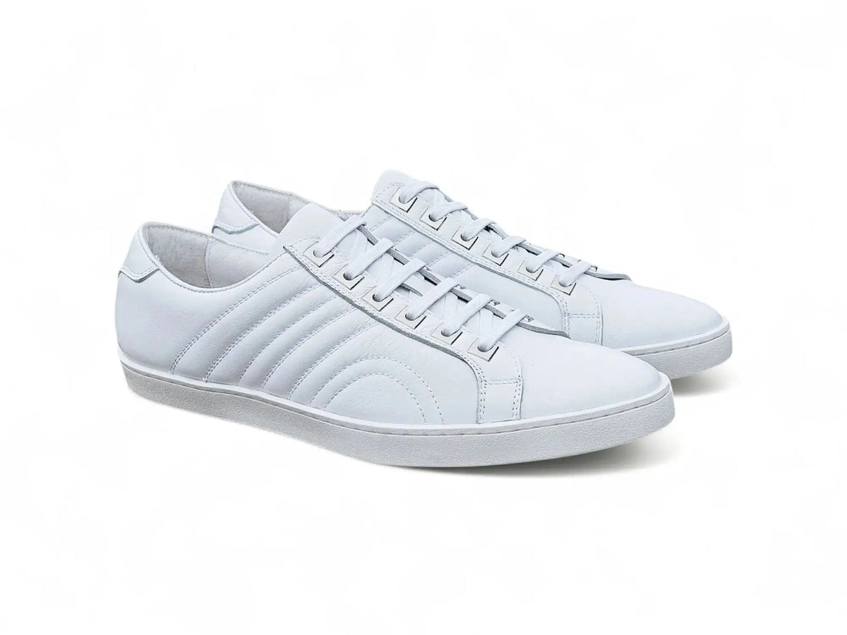 Primo Hand Burnished Leather Sneakers