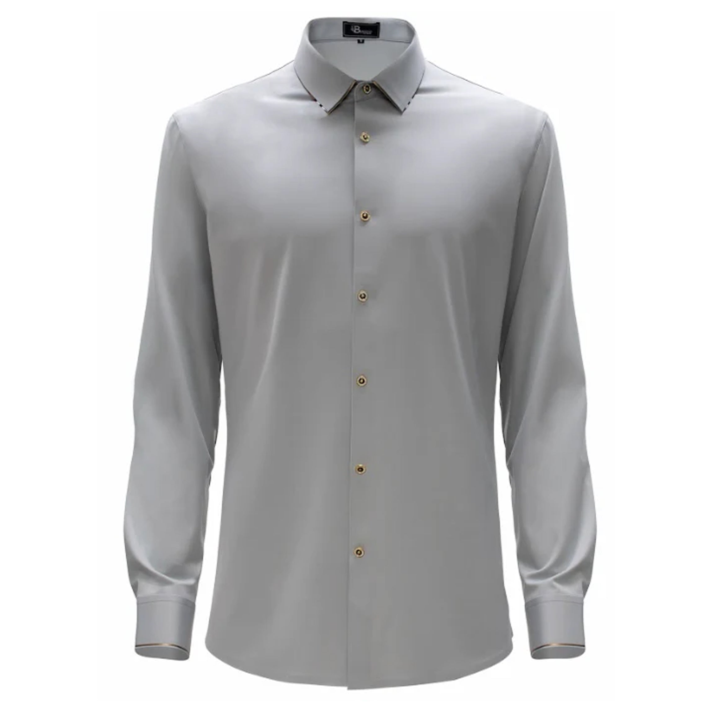Regret Free Button-Up Shirt SILVER