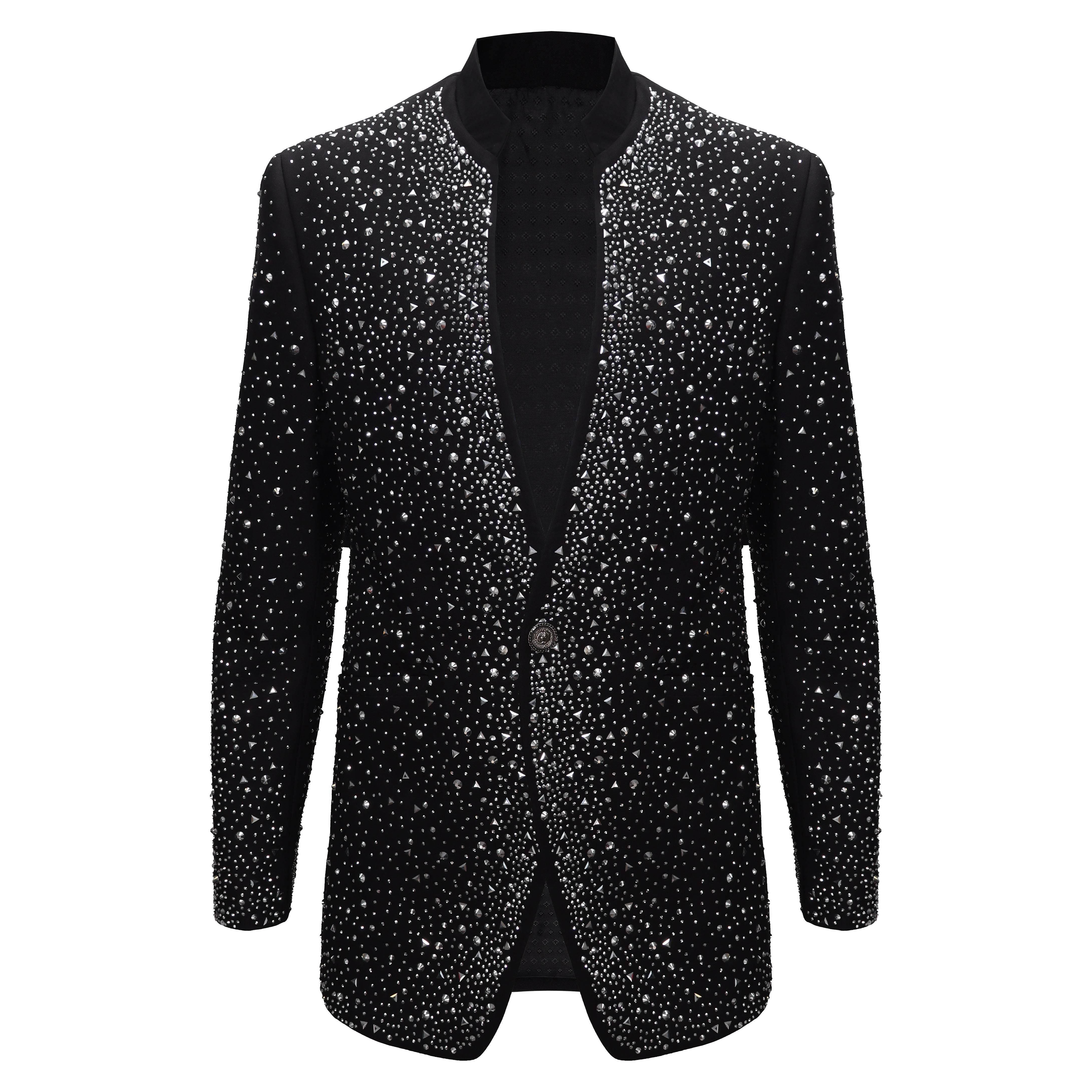 Culture Couture Embellished Blazer – Red Carpet Edition BLACK/SILVER