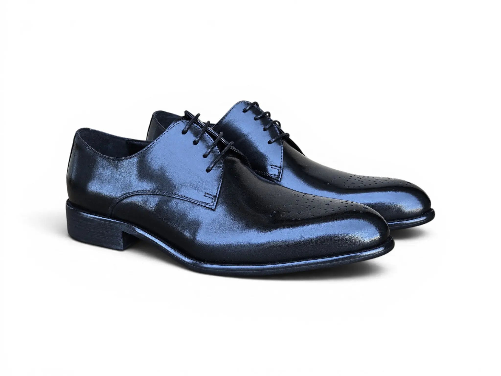 Signature Burnished Lace-up Derby