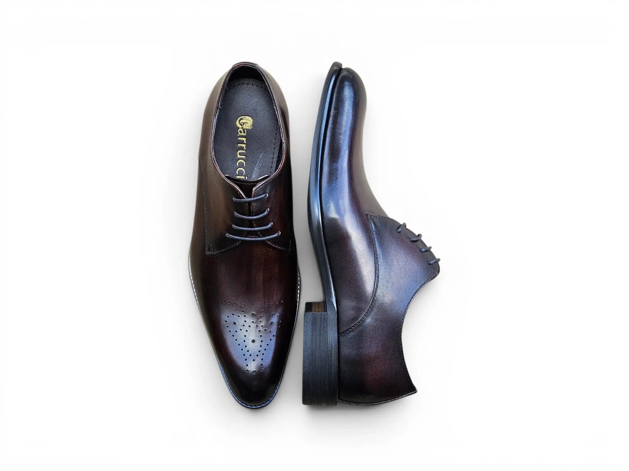 Signature Burnished Lace-up Derby
