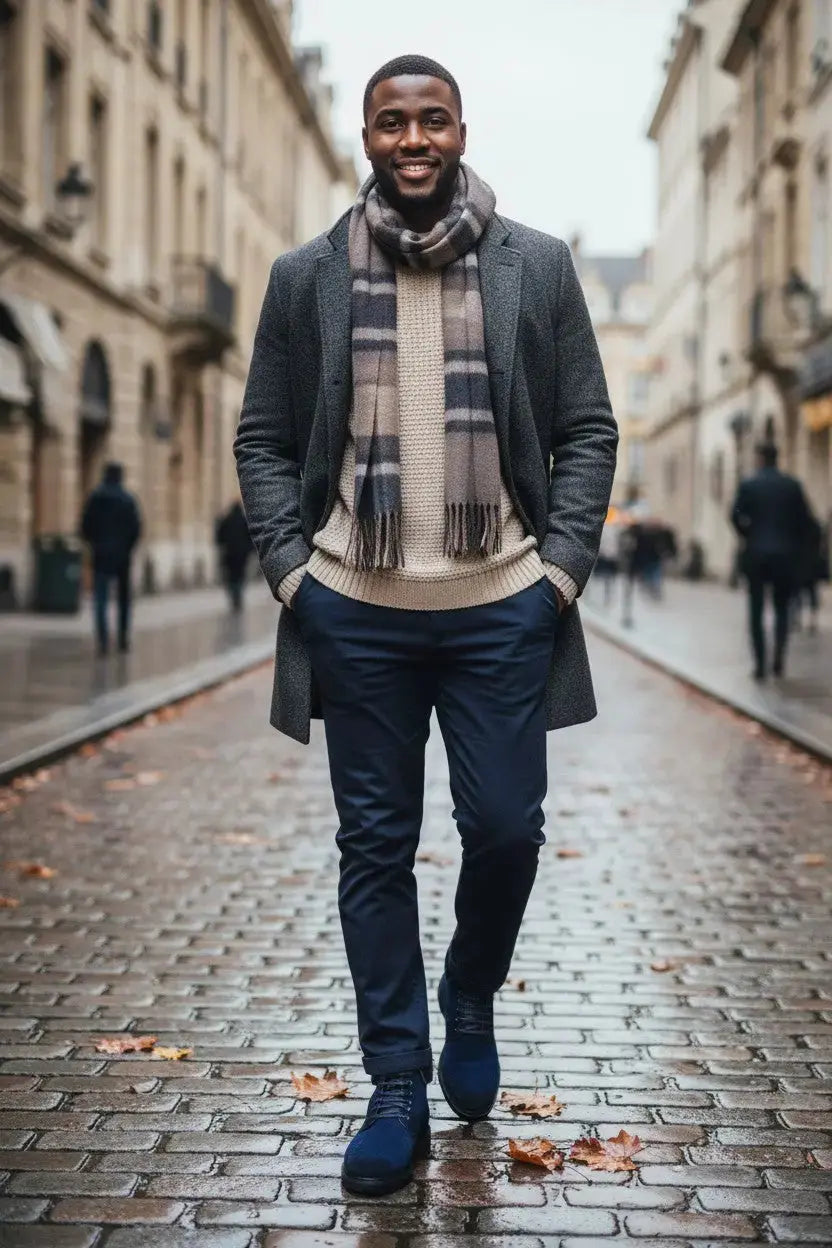 Suede Boot With Shearling