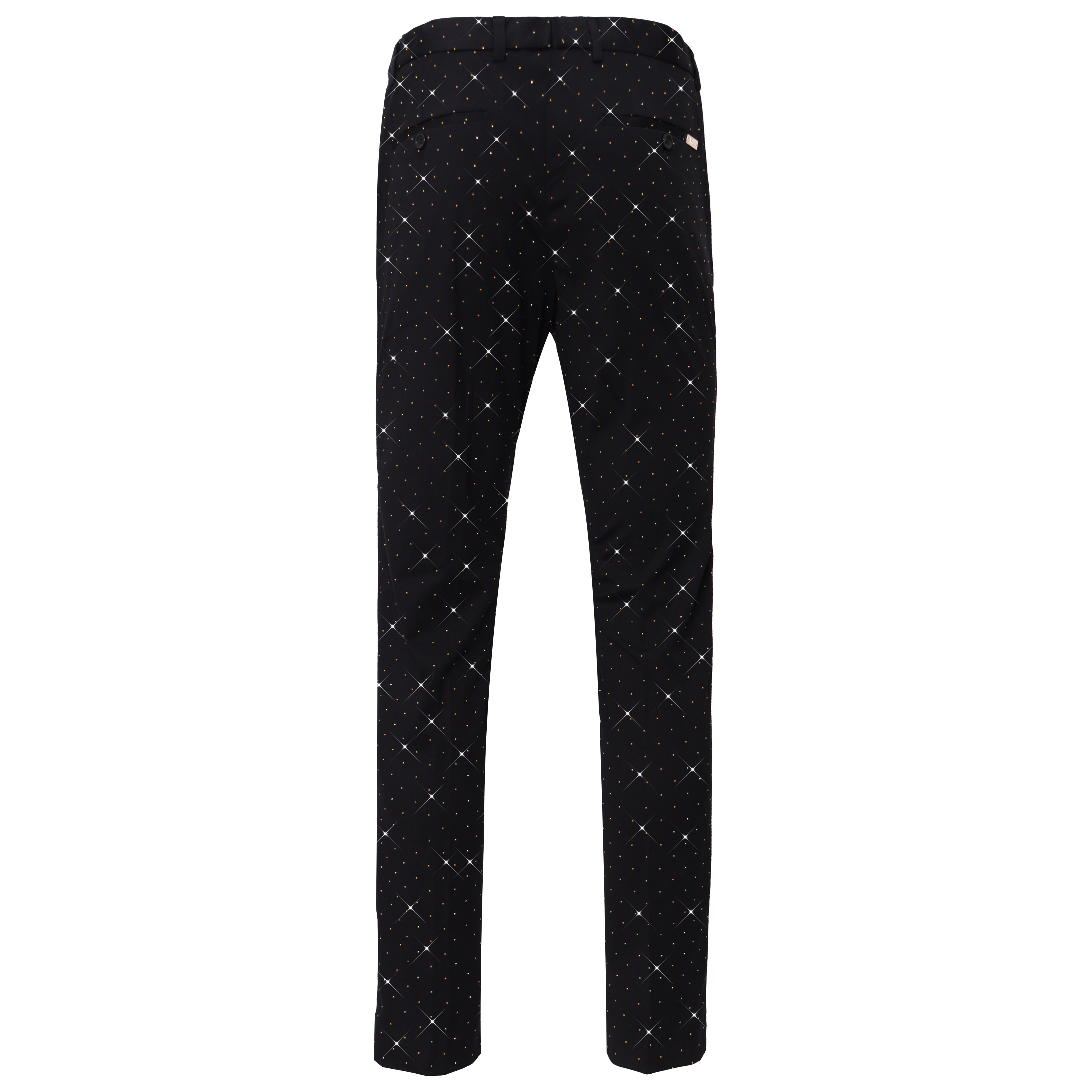 Dapper Details Pants BLACK/GOLD