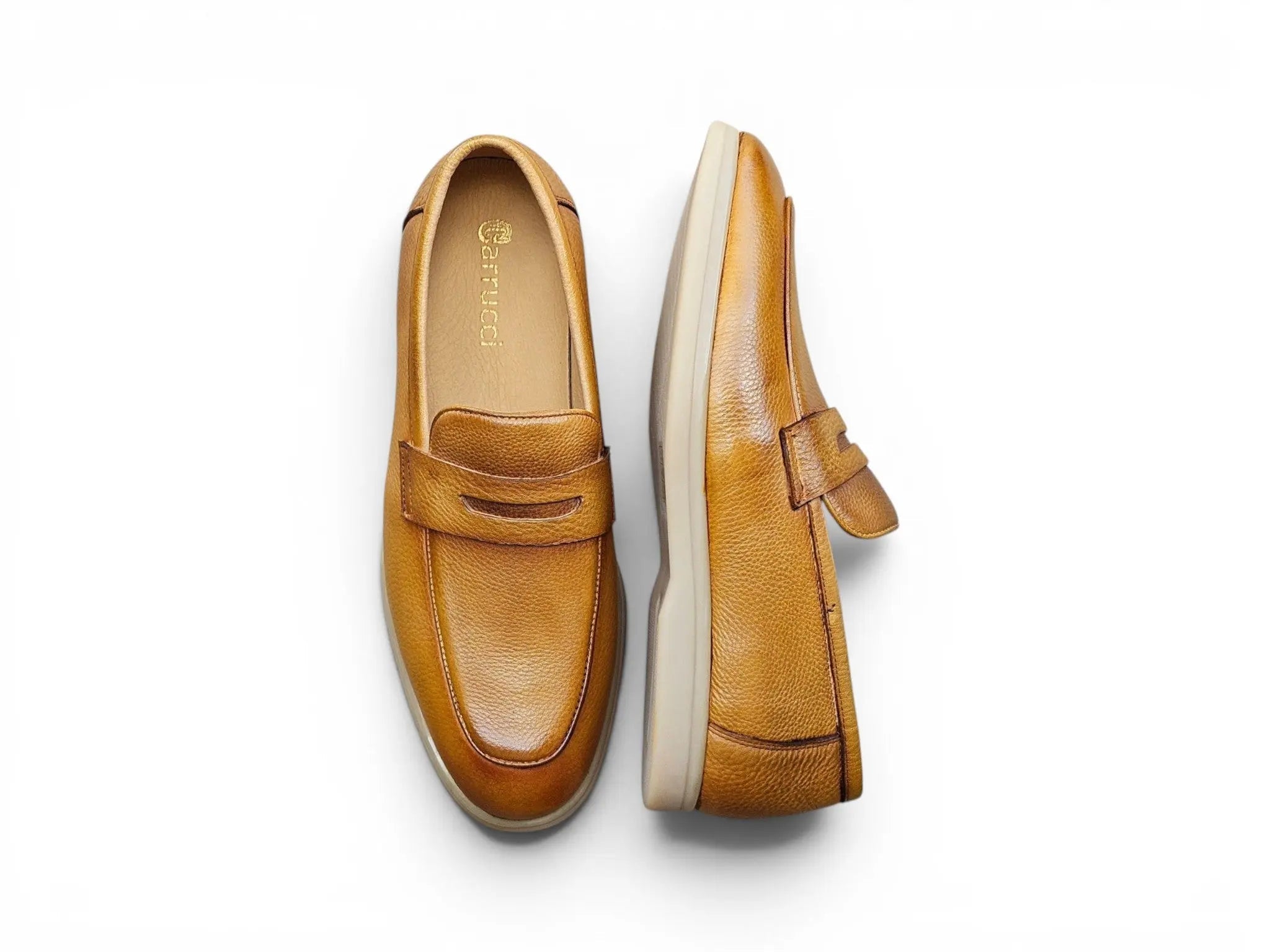 Tumble Calfskin Penny Loafer