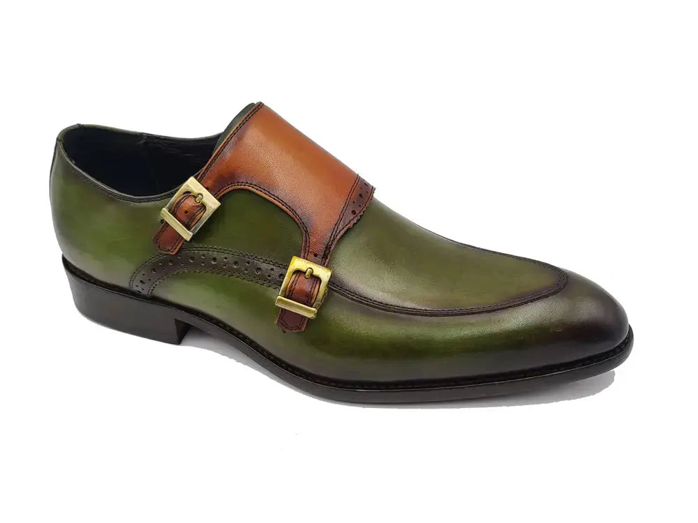 Two Tone Double Monk Strap