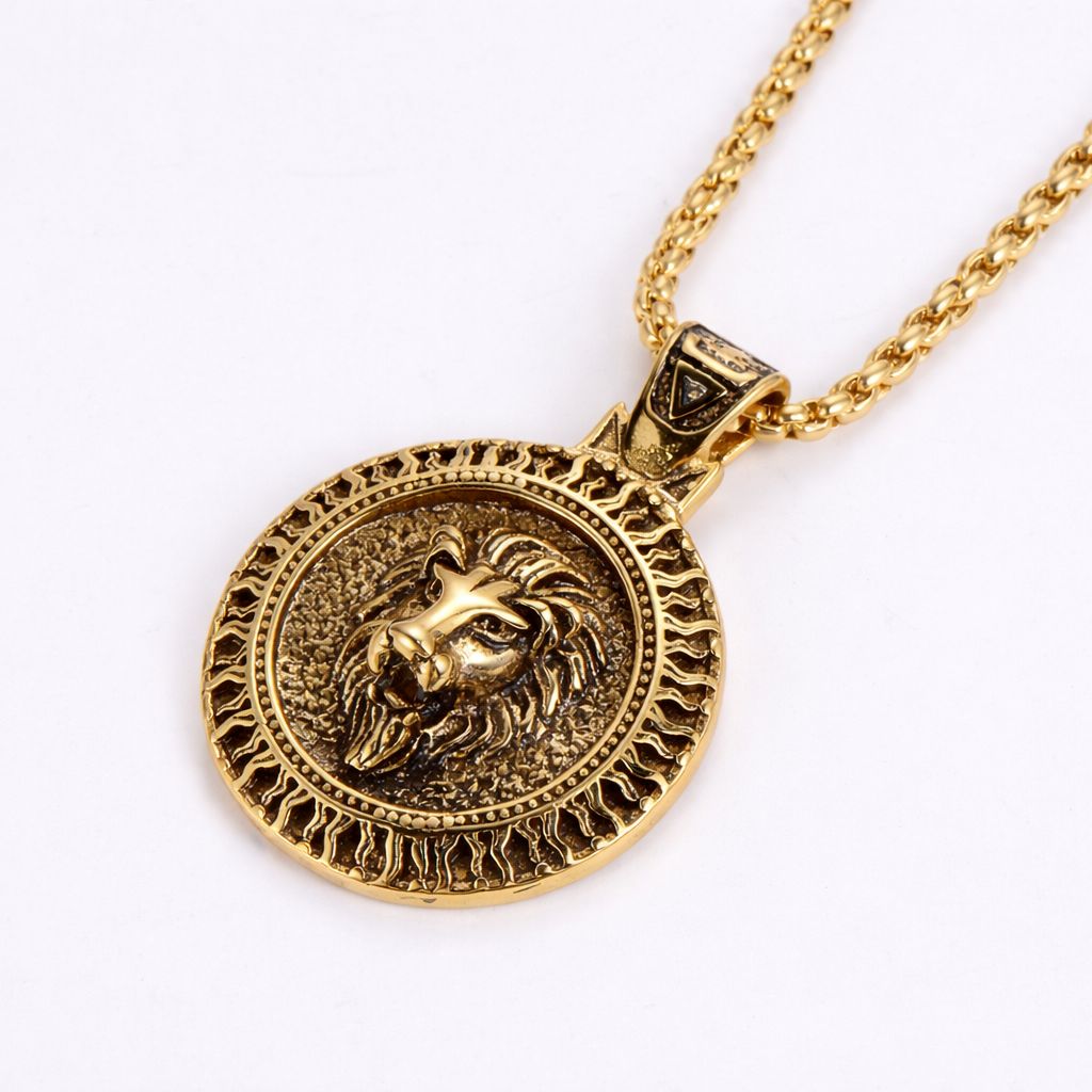 KALIKO "Monarch" Pendant + Rope Chain- Gold 678