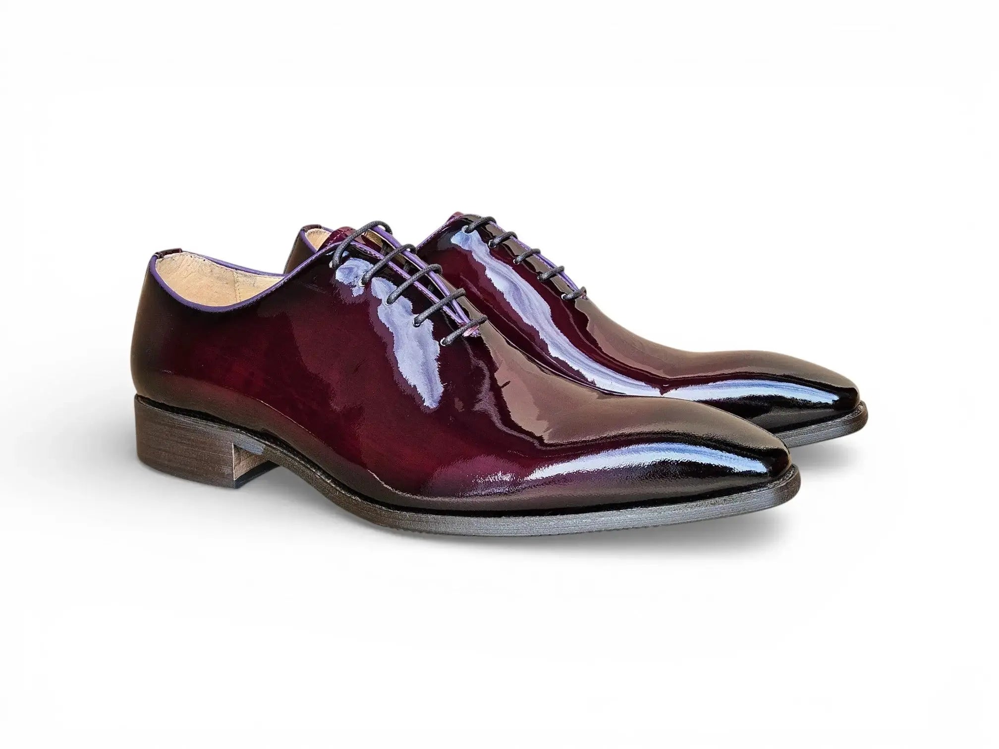 Wholecut Patent Leather Oxford