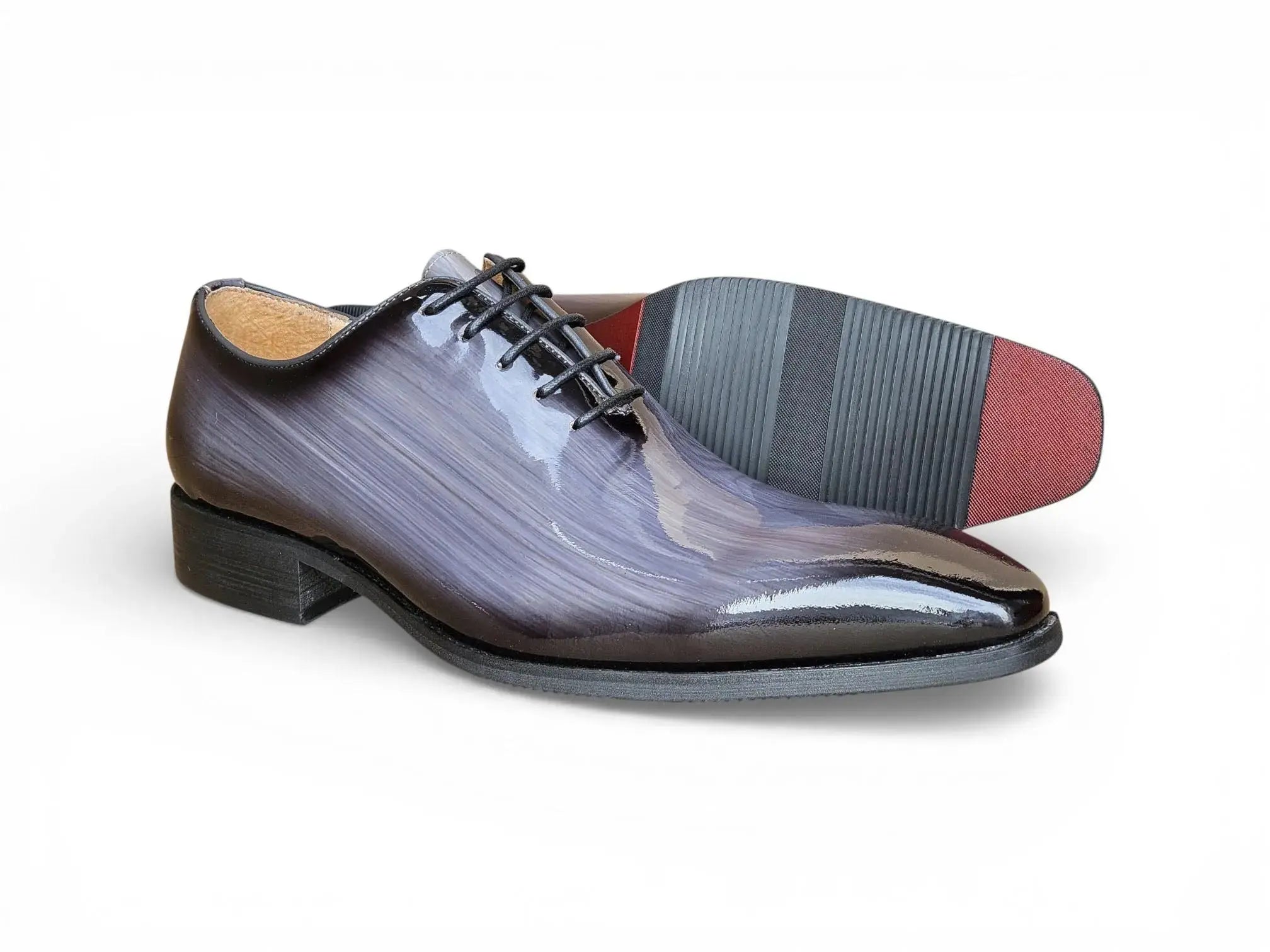 Wholecut Patent Leather Oxford