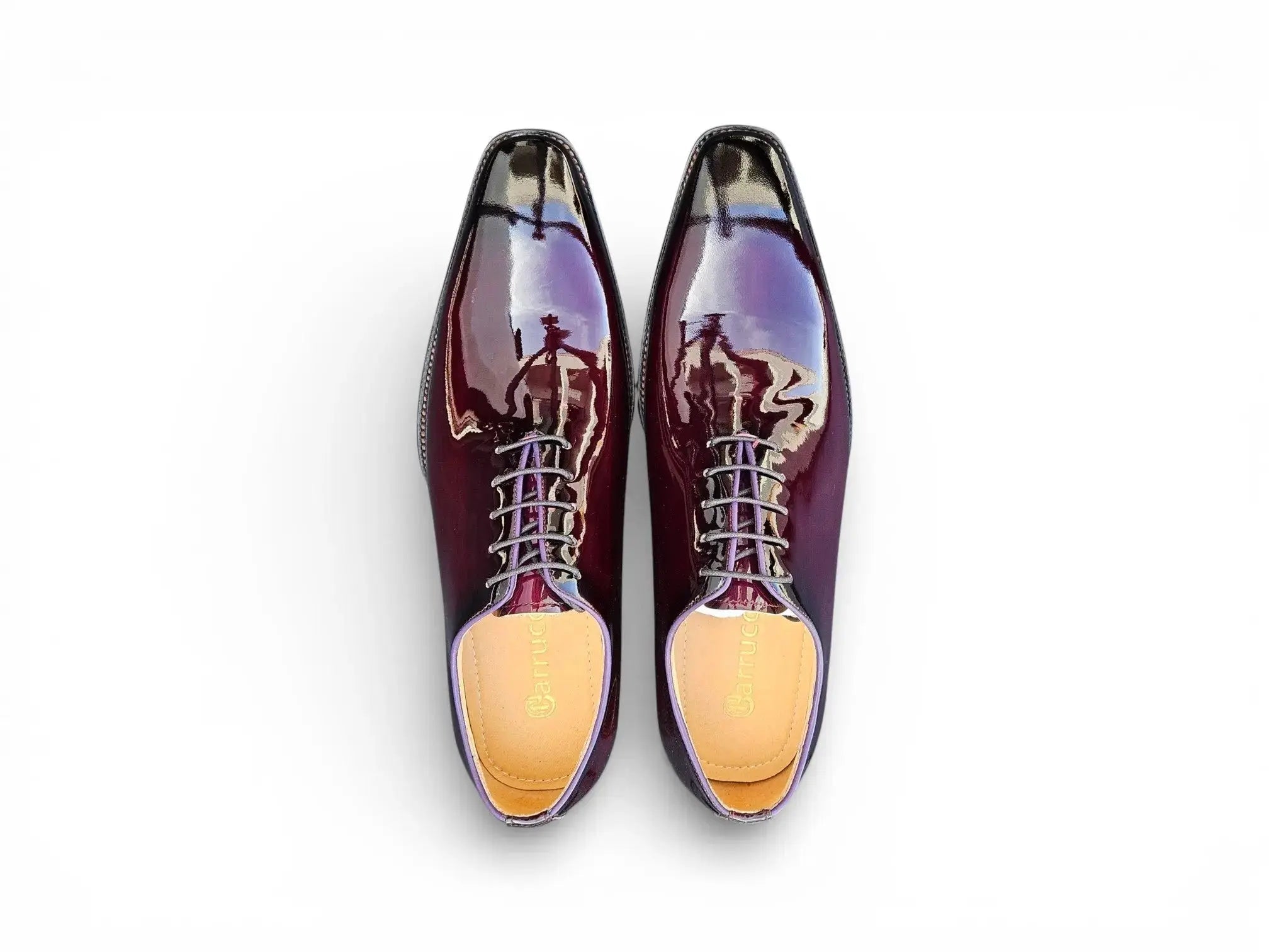 Wholecut Patent Leather Oxford