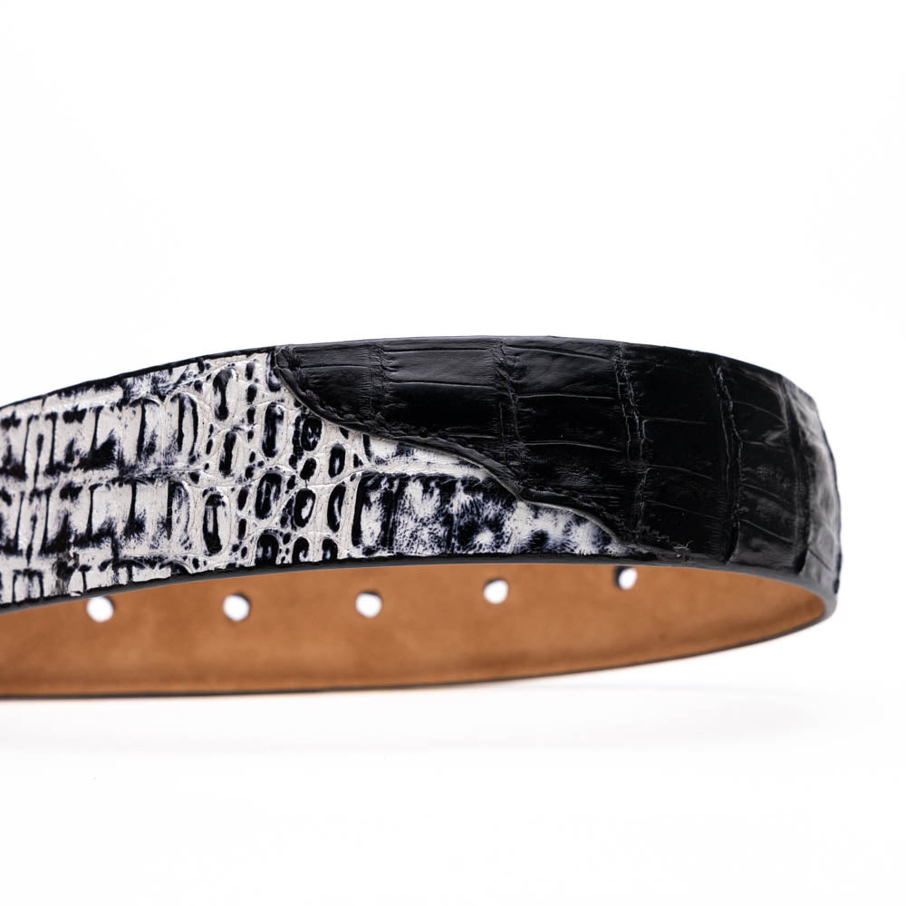 Caribe Belt Black / Newspaper
