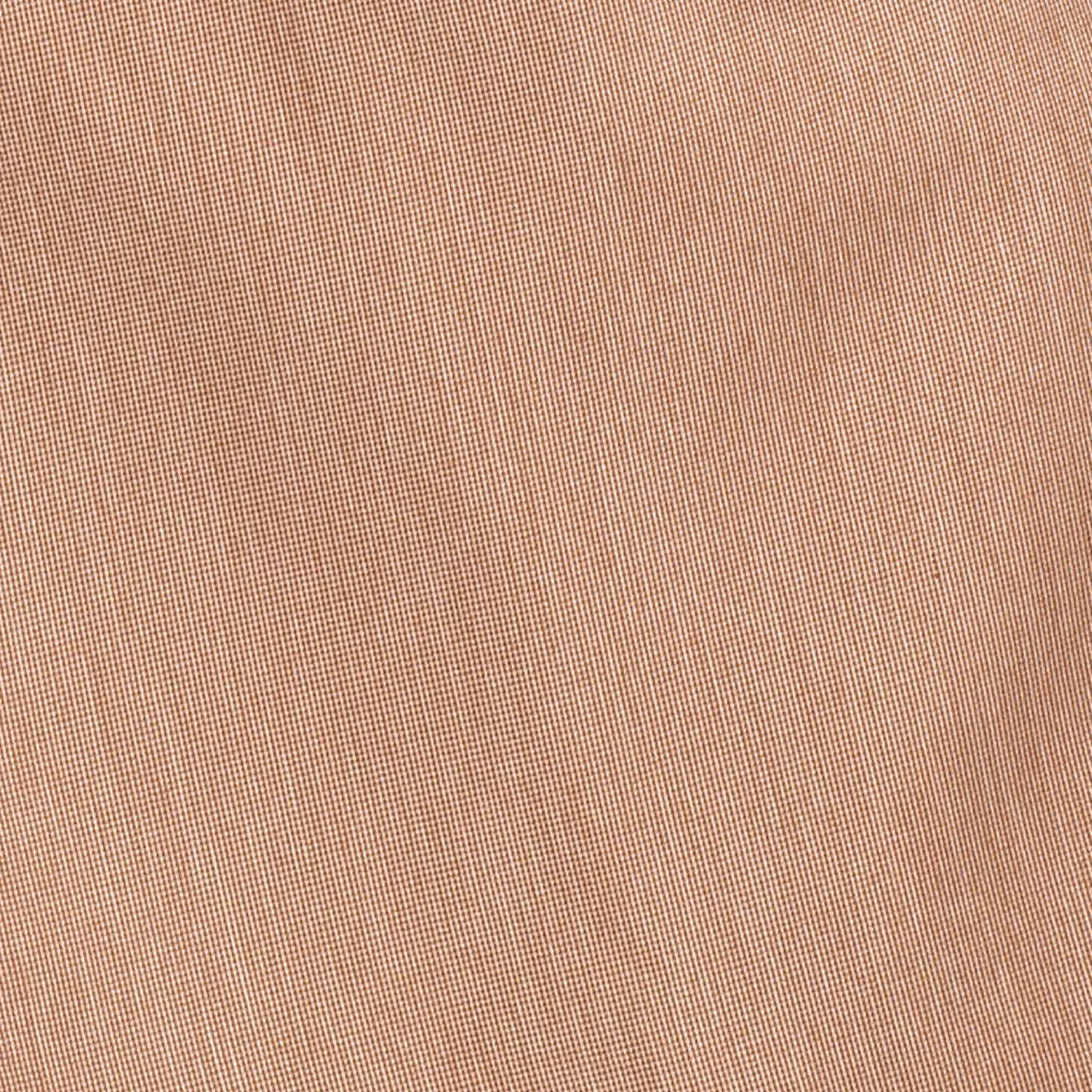 Regular Fit Double Breasted Sharkskin 2 Piece Suit with Adjustable Waistband Pants – Mocha – DRK-5