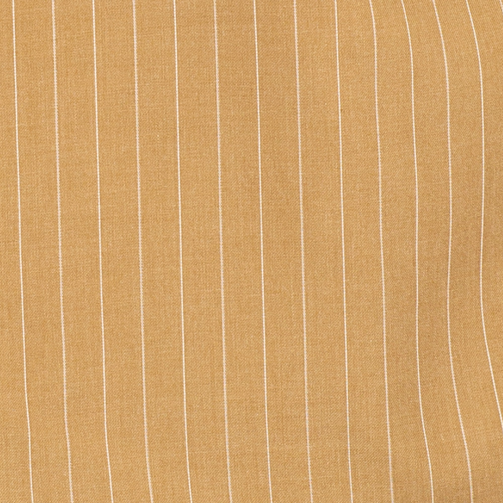 Men’s Double Breasted Pinstripe Suit – Camel Relaxed Fit 2 Piece FDSS