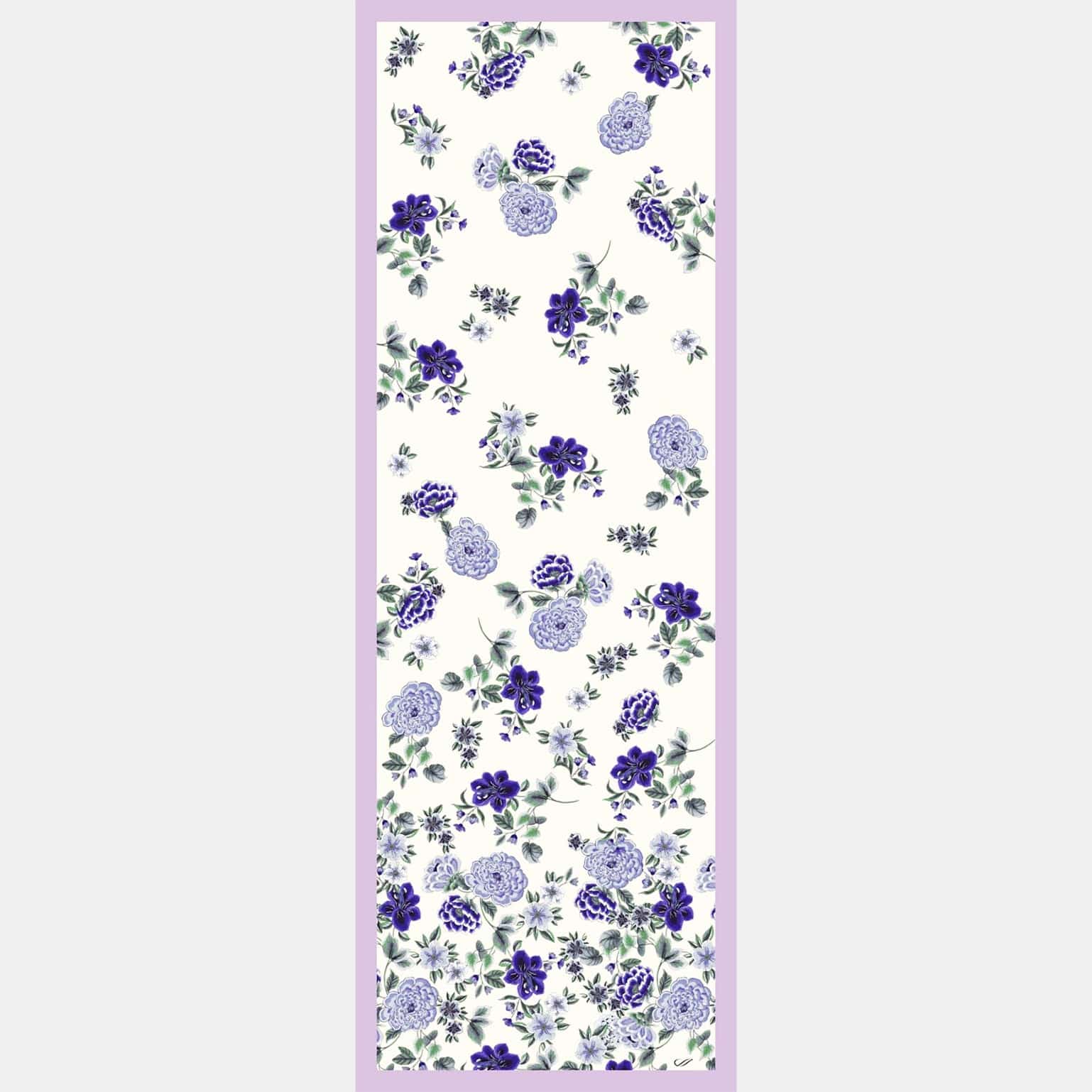 Bella - Silk Scarf Shawl - Purple Lavender