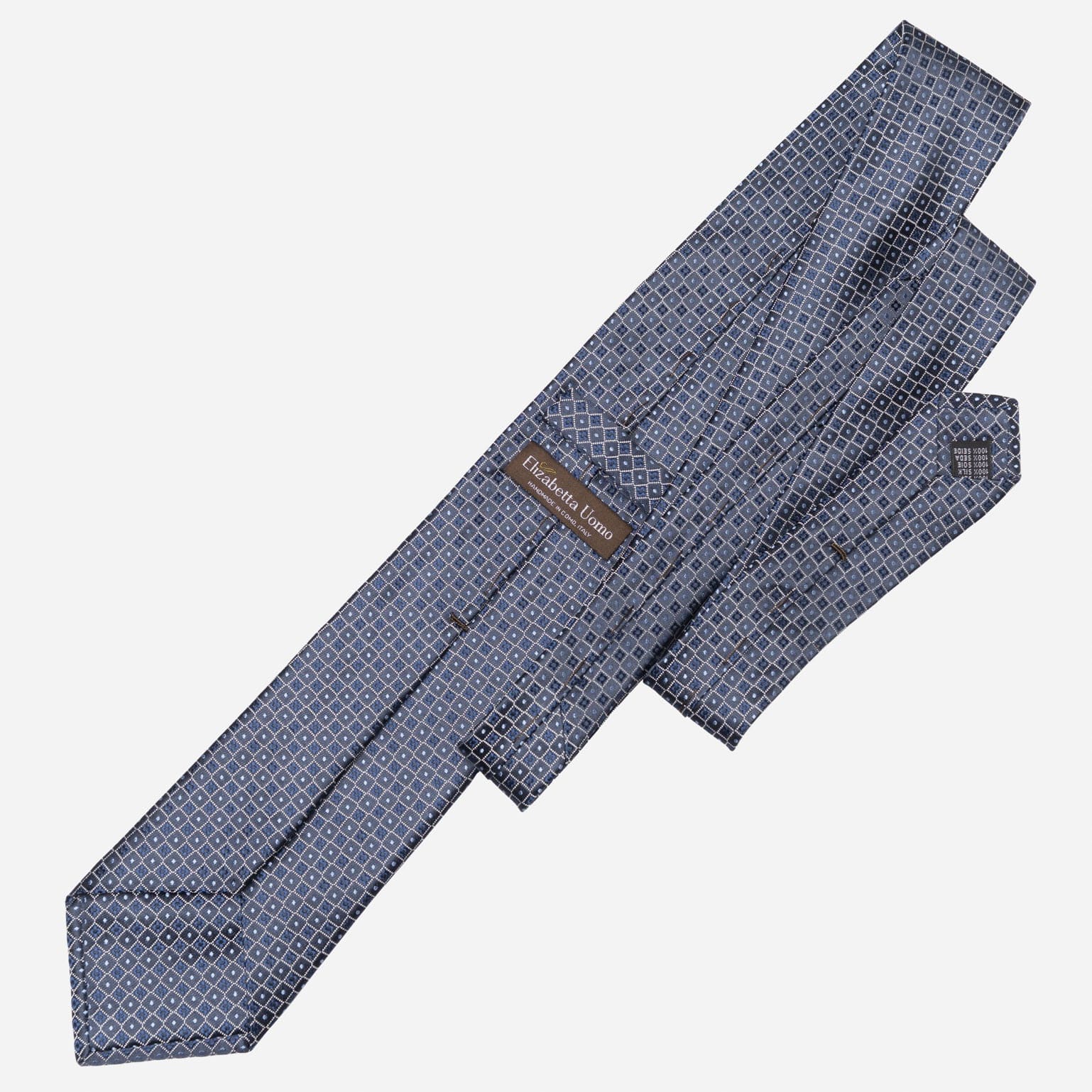 Ravenna - Silk Jacquard Tie - Blue