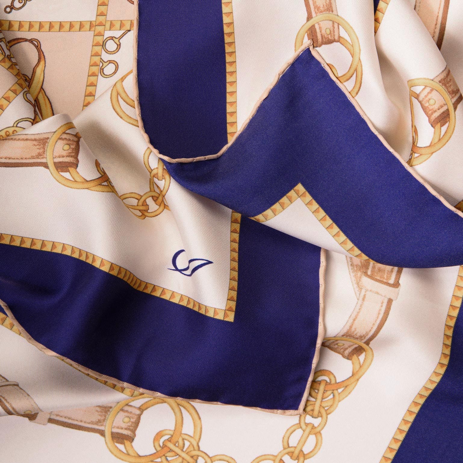 Vittoria - Silk Foulard - Blue