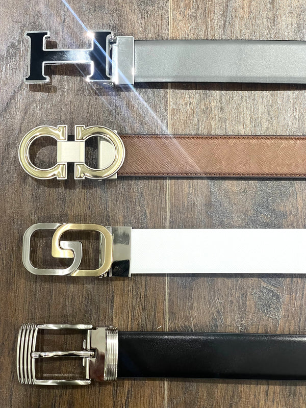 Designer Belt (Gray/Black) H