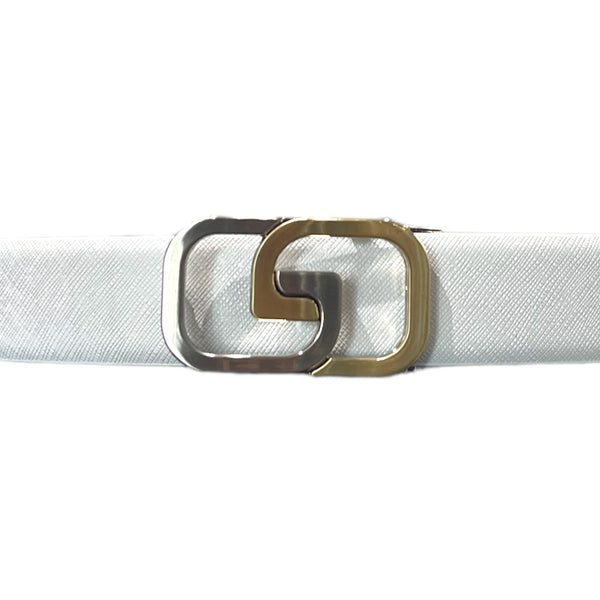 Designer Belt (White/Black) G