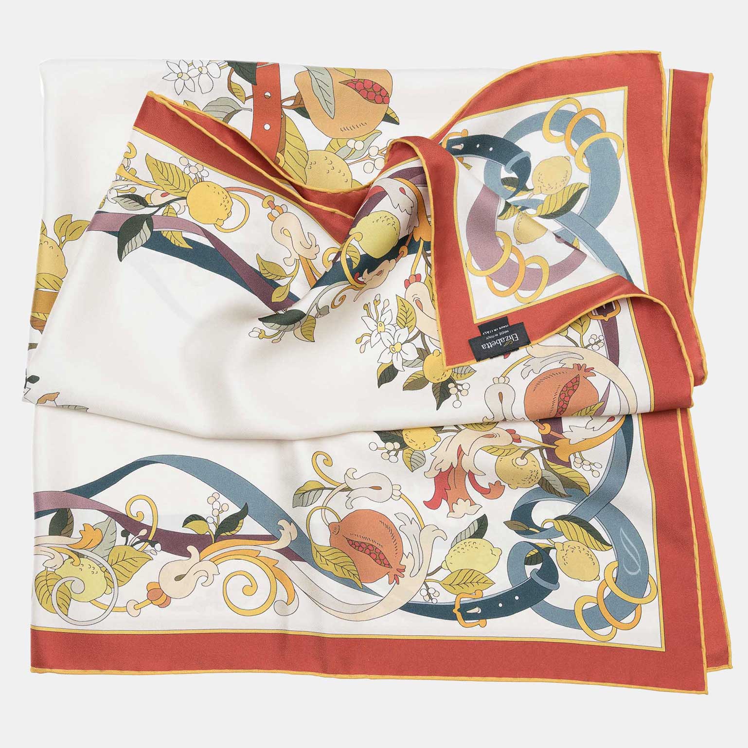 Anthea - Silk Foulard - Ivory