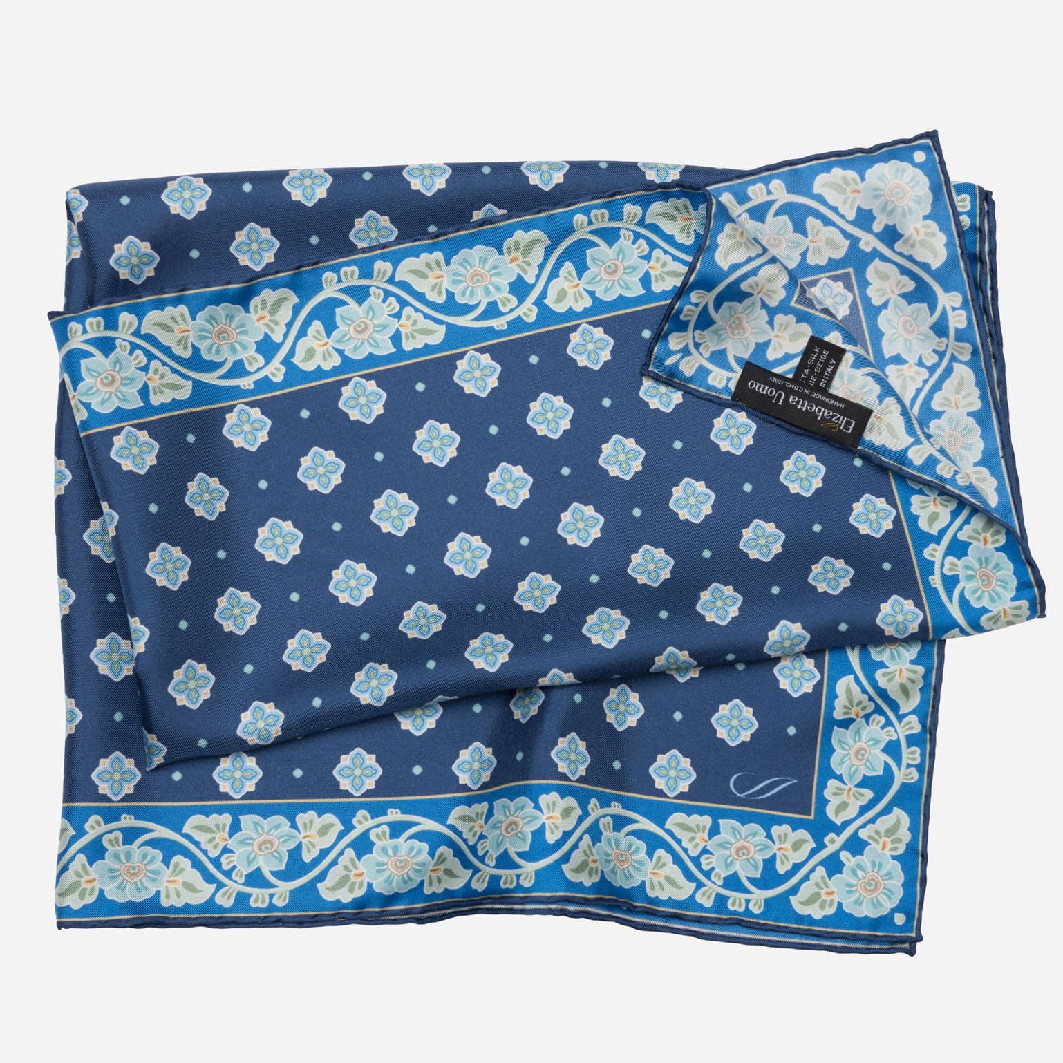 Ducati - Silk Neckerchief - Marine Blue