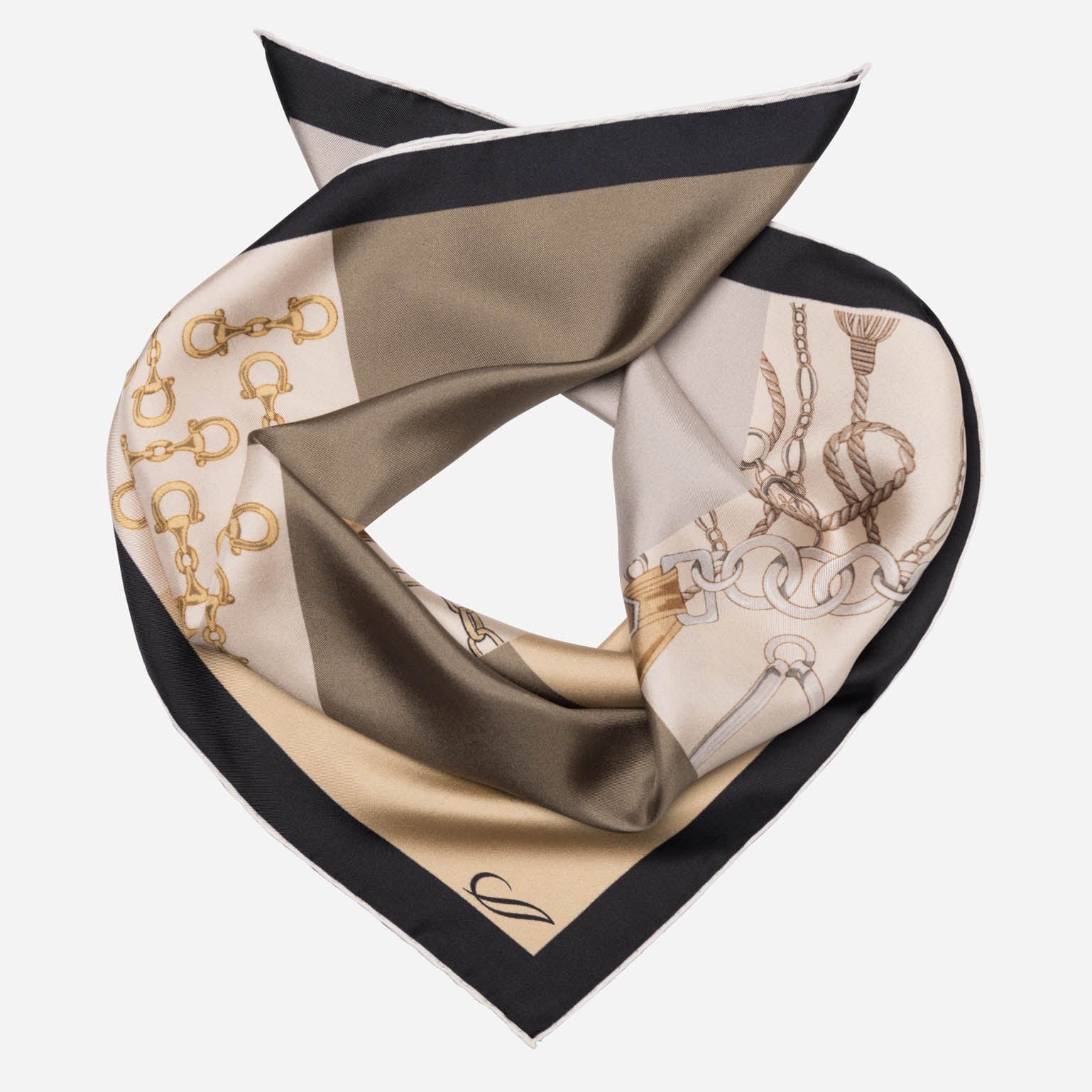 San Siro - Silk Neckerchief - Tan